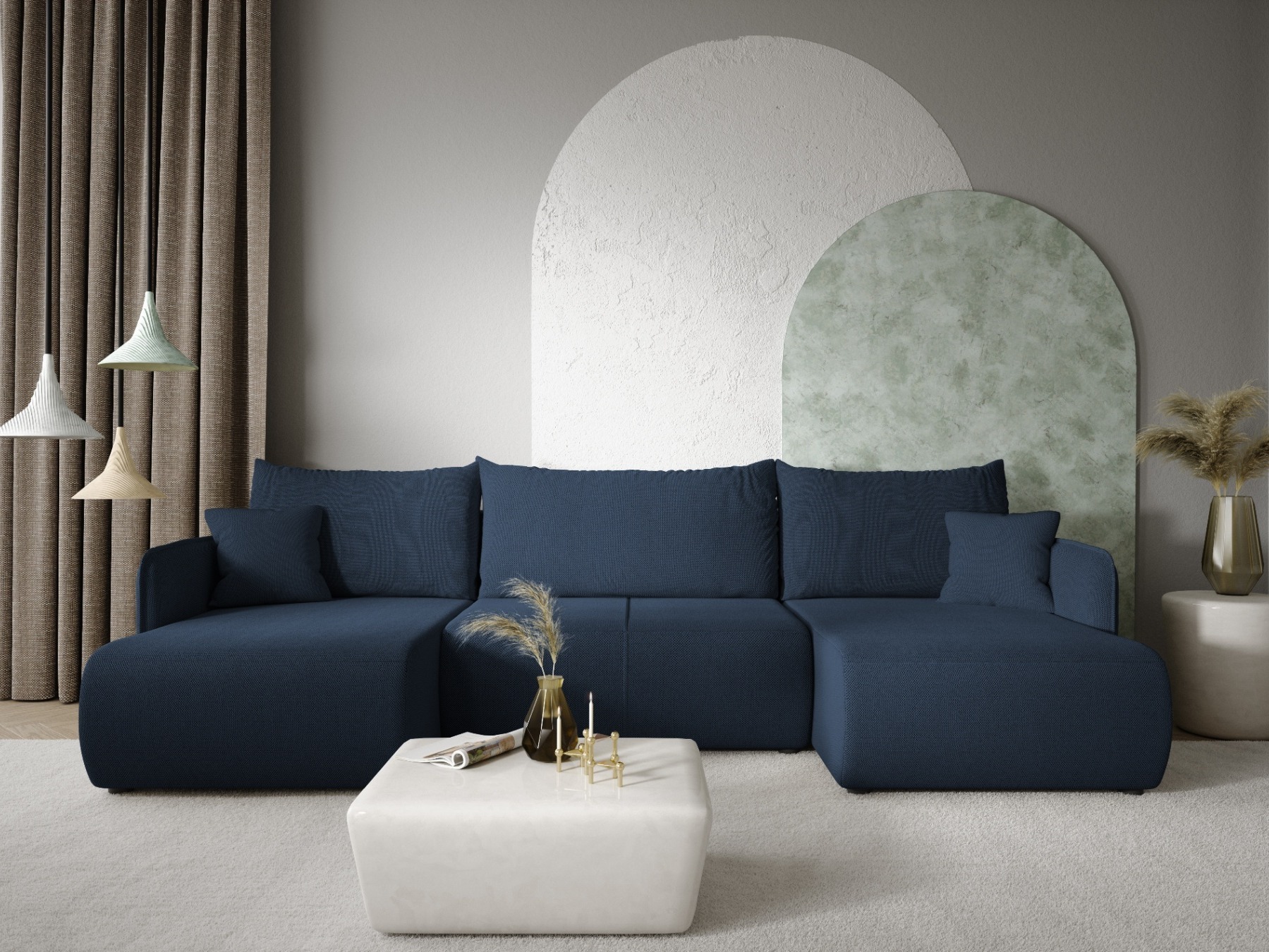 Stūra dīvāns Franklin 136 (Curio 78)