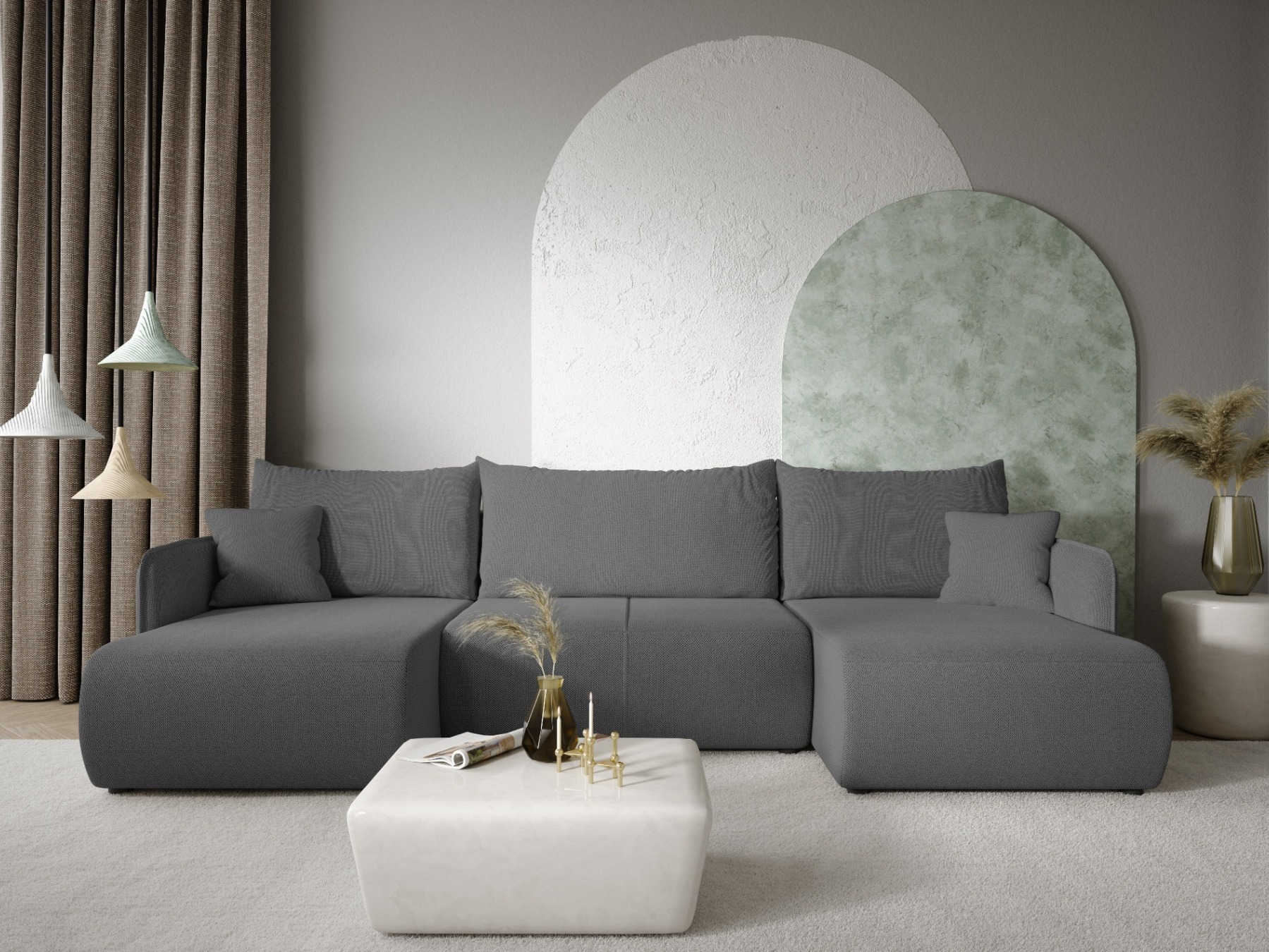 Stūra dīvāns Franklin 136 (Curio 93)