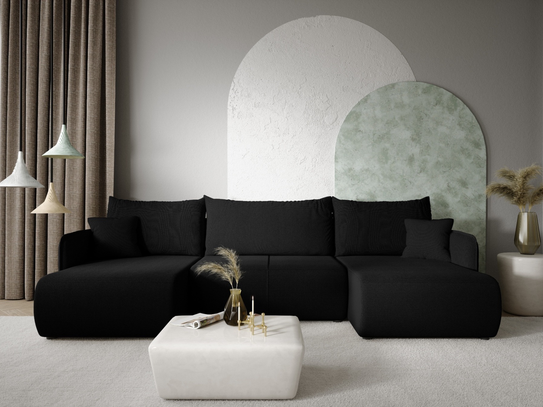 Stūra dīvāns Franklin 136 (Curio 99)