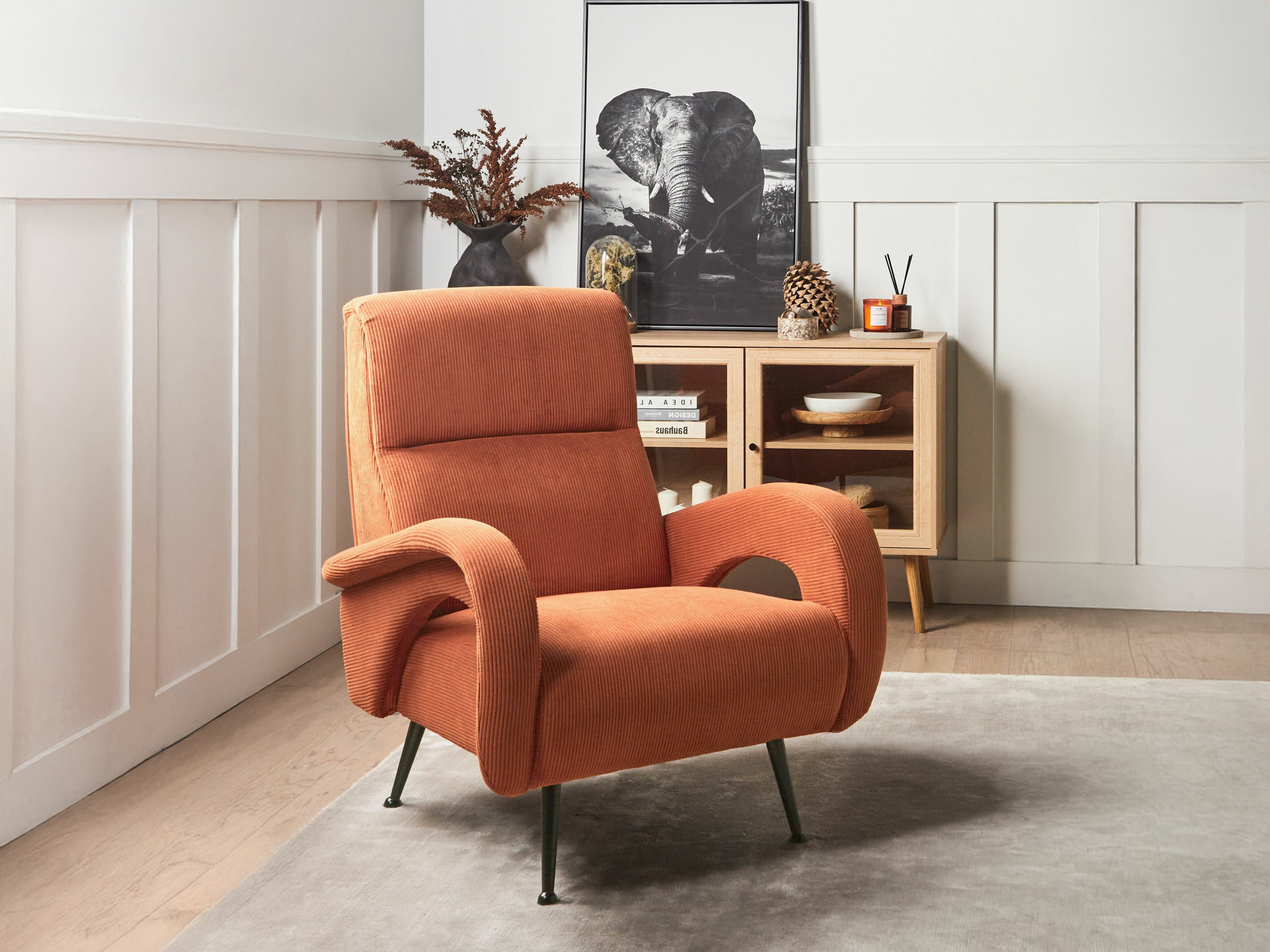 Кресло Berwyn 1349 (Оранжевый)