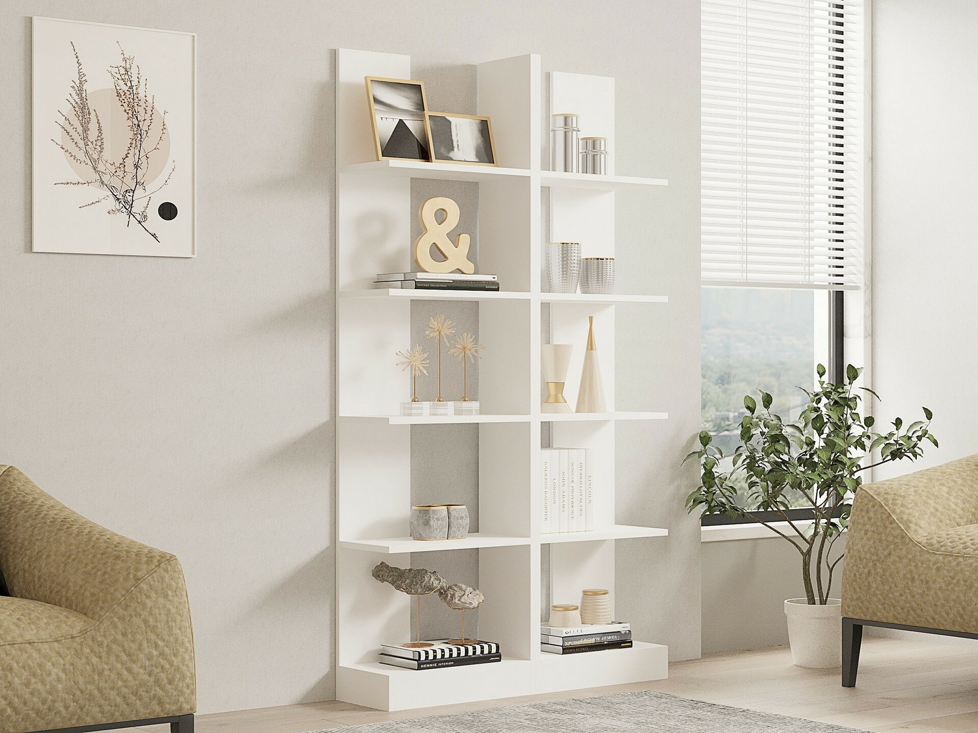 Стеллаж Kailua 1100 (Белый)