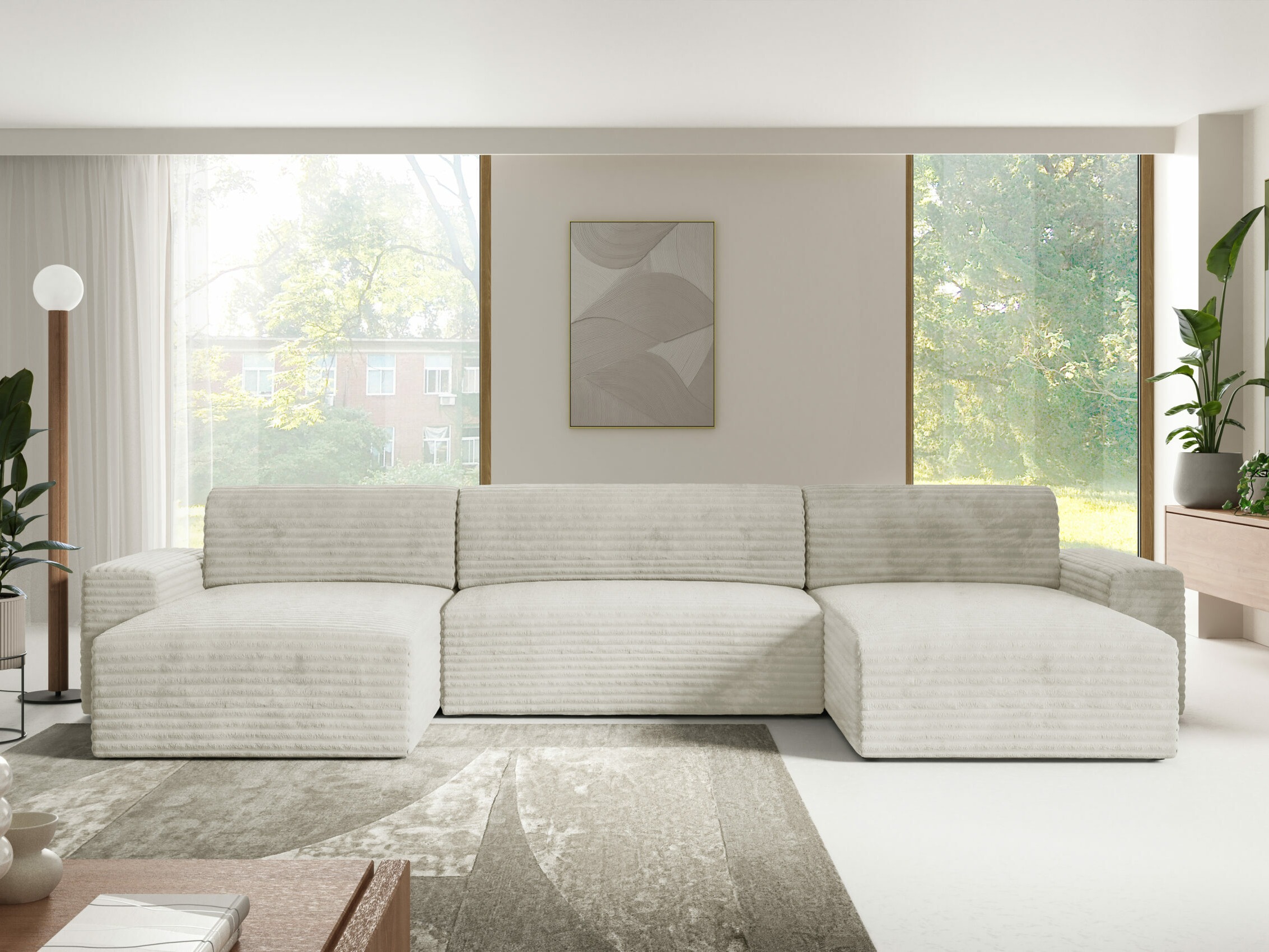 Stūra dīvāns Franklin 143 (Tilia 01)