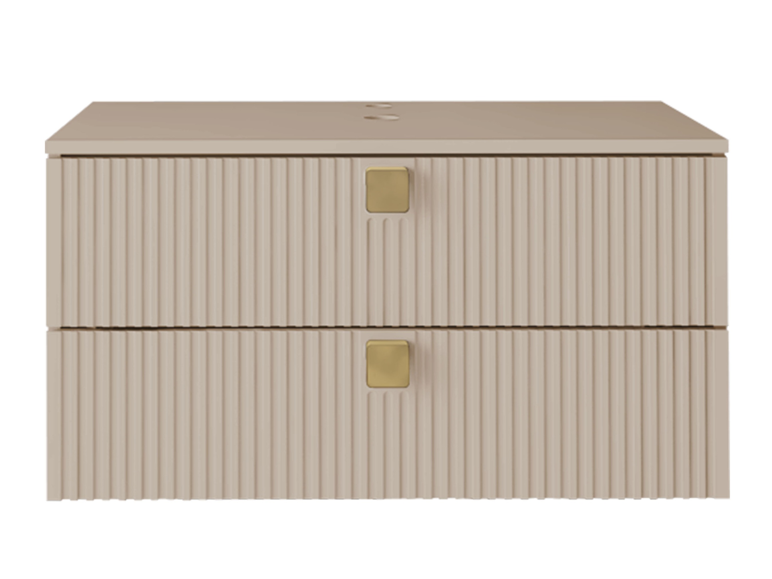 Piekarams vannas istabas skapītis izlietnei Orlvera 102 (Gaiši brūns)