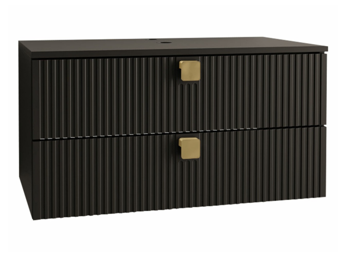 Piekarams vannas istabas skapītis izlietnei Panium (Melns)