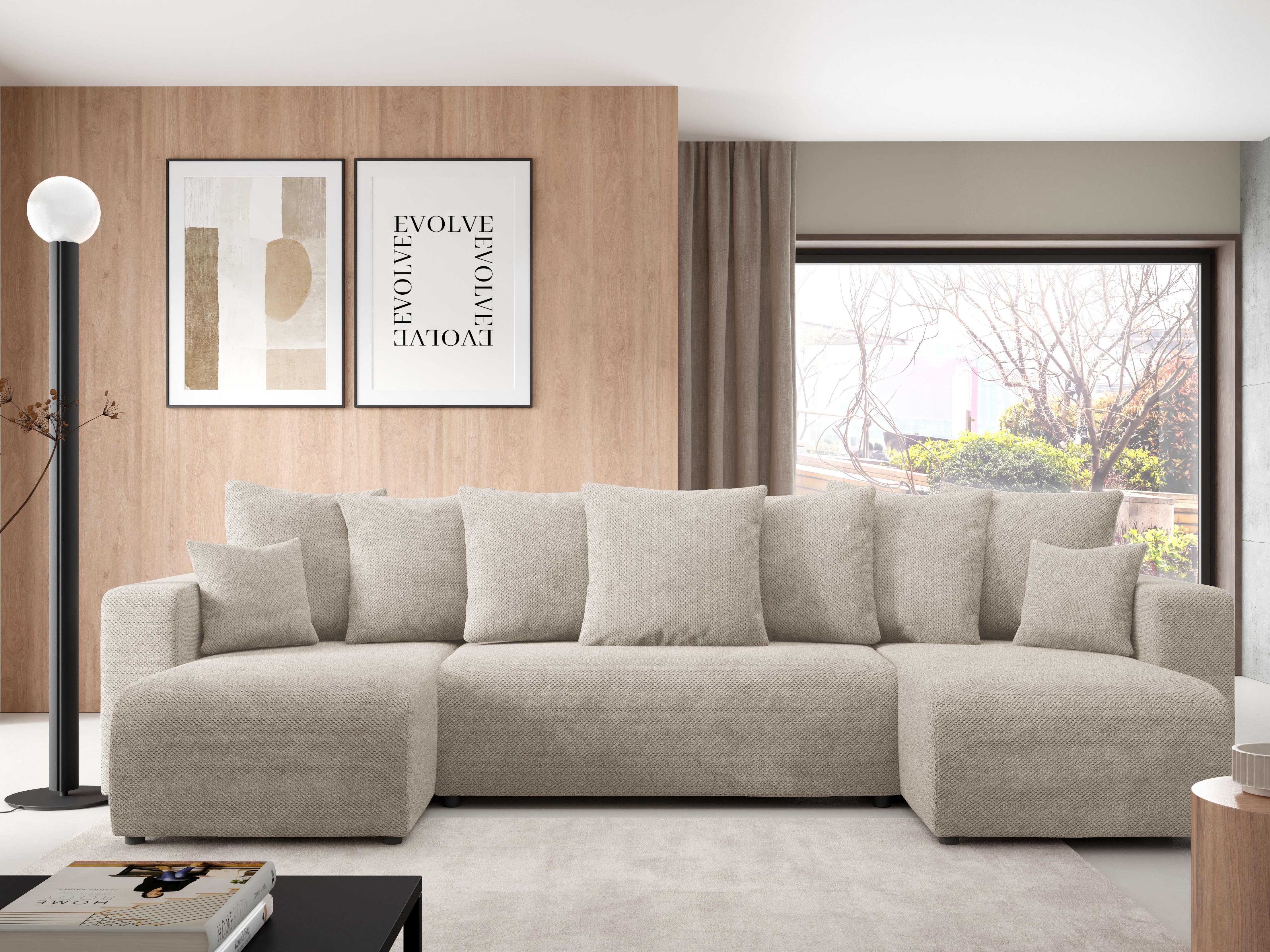 Stūra dīvāns Franklin 144 (Onega 02)