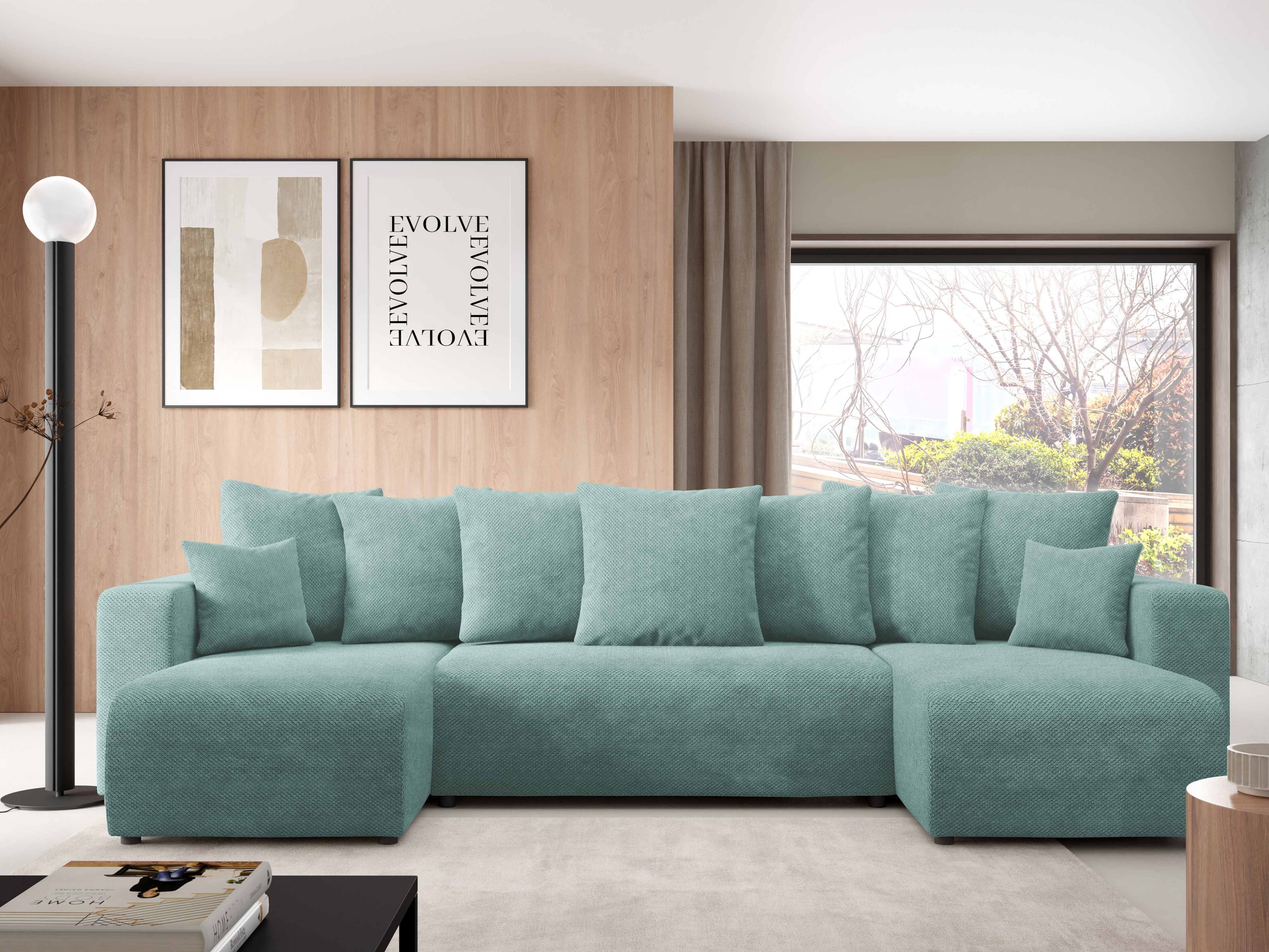 Stūra dīvāns Franklin 144 (Onega 06)