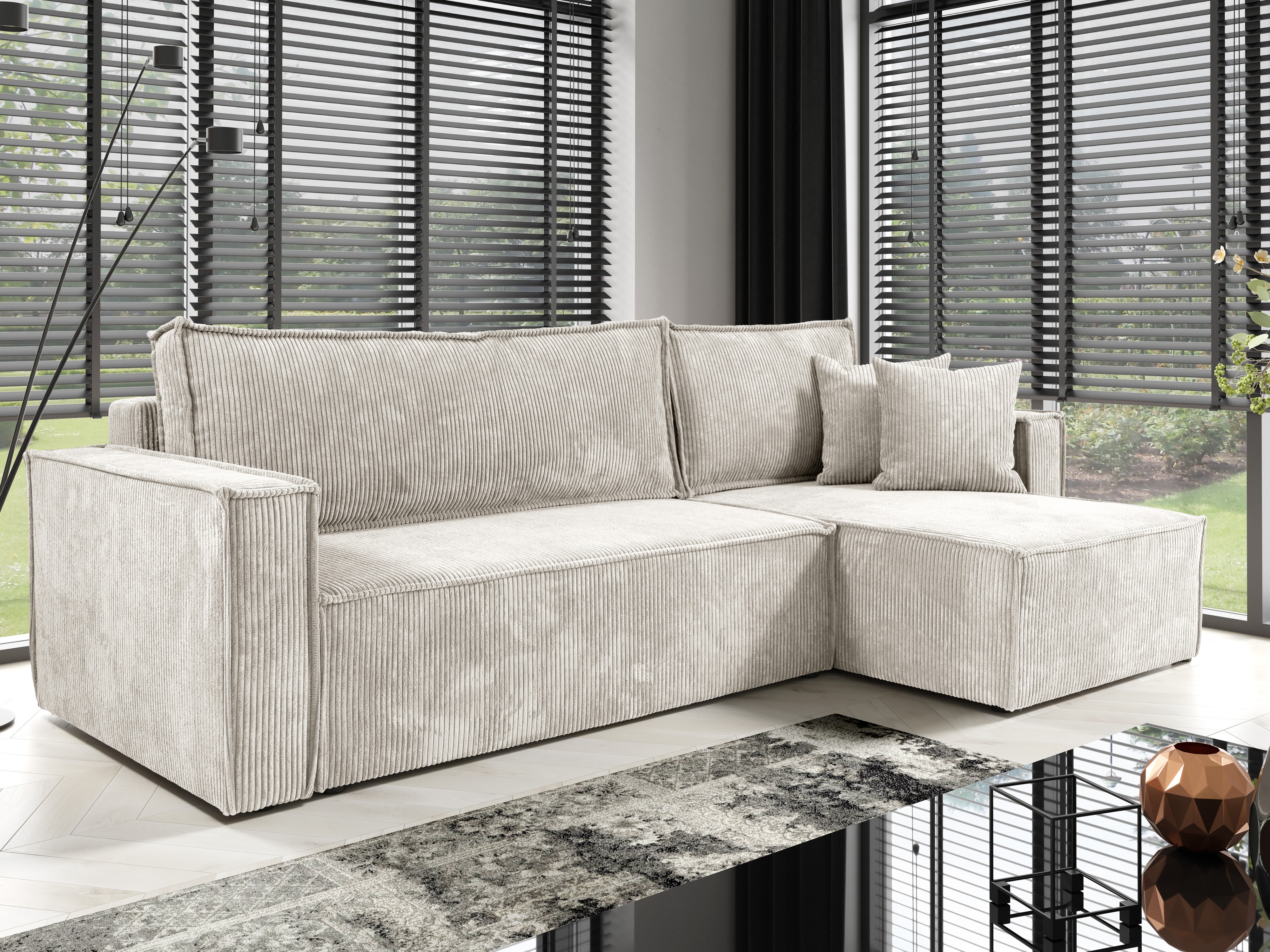 Stūra dīvāns Franklin 147 (Poso 100)