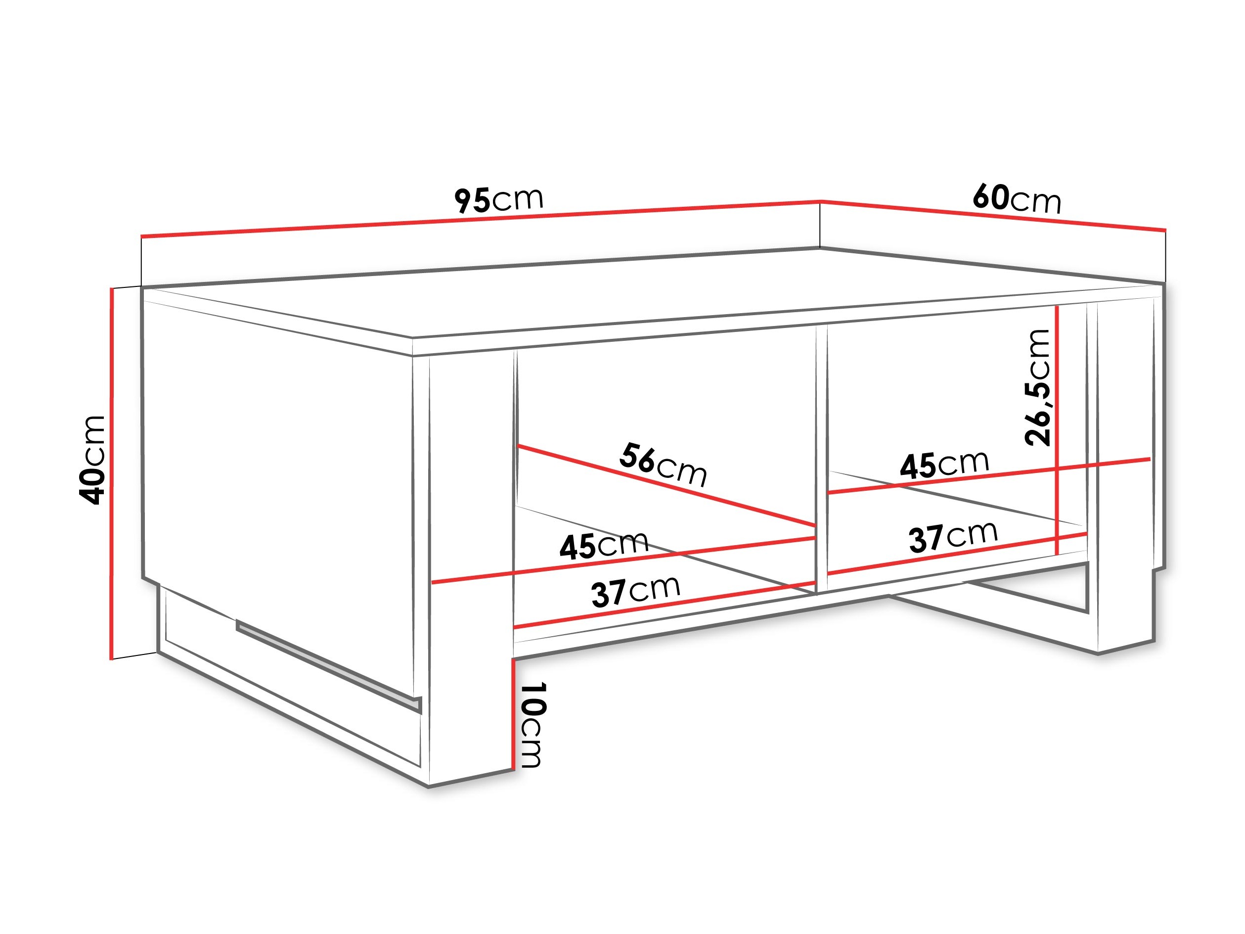 Žurnālu galdiņš Comfivo Vestora 102