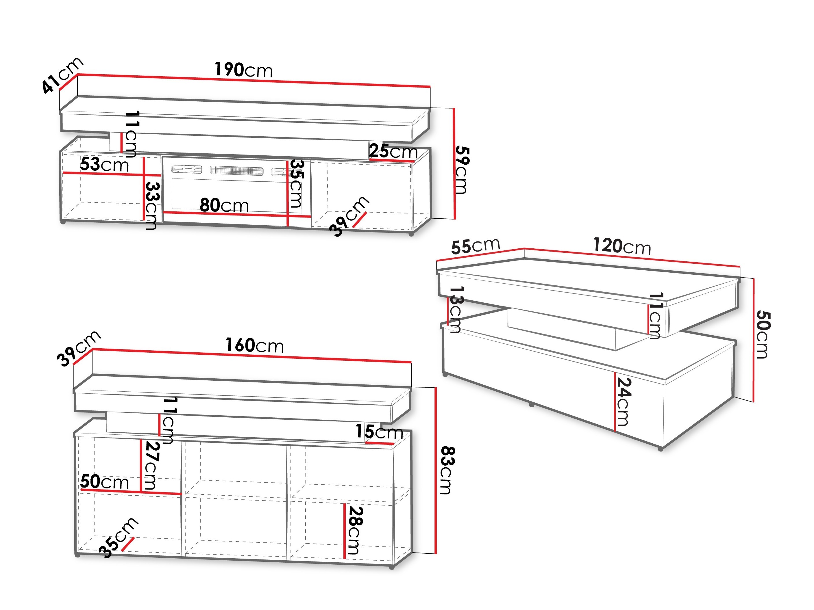Набор для гостиной Monfero 106 (Светло-коричневый)
