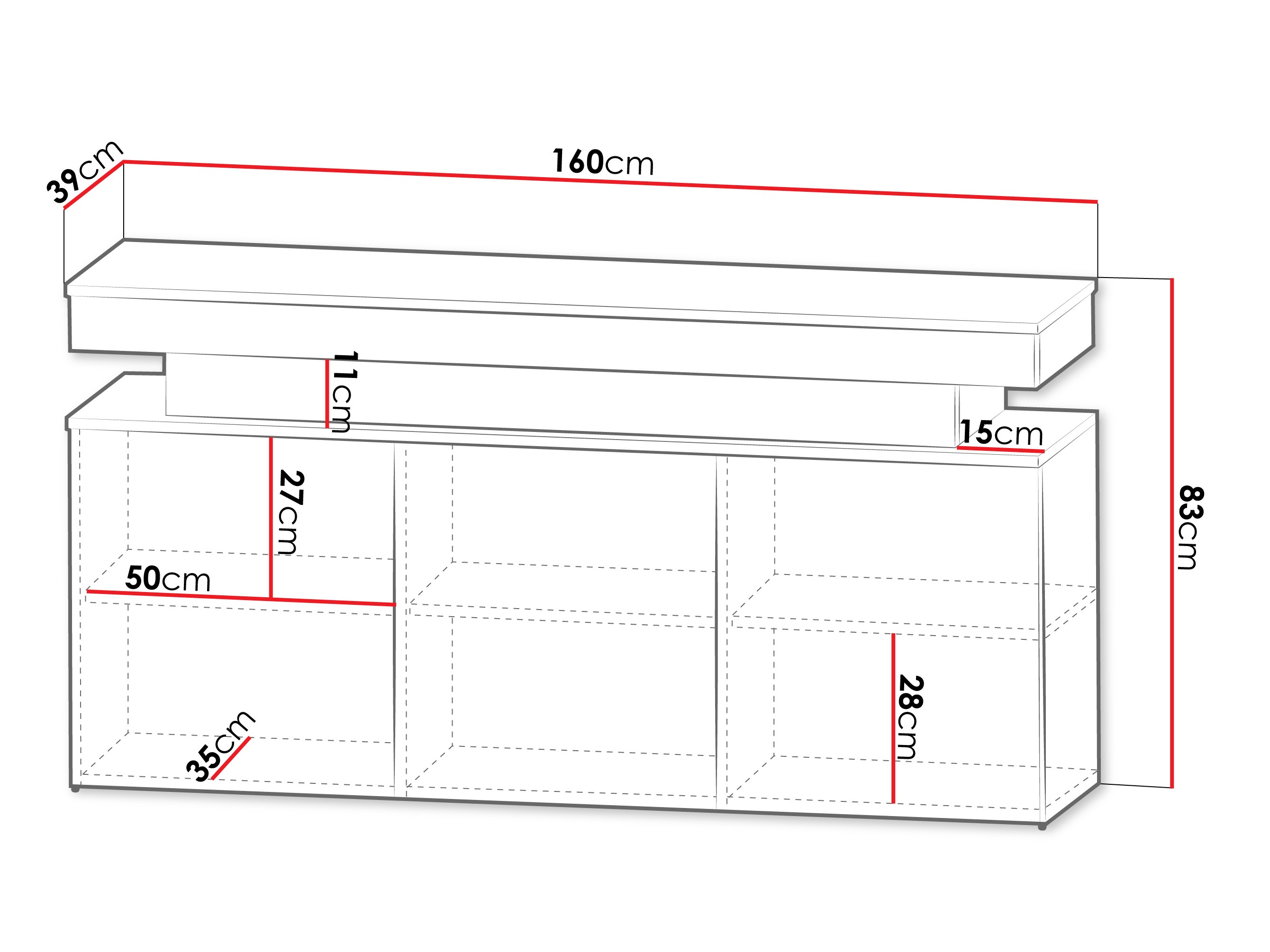 Шкафчик Monfero 101 (Светло-коричневый)