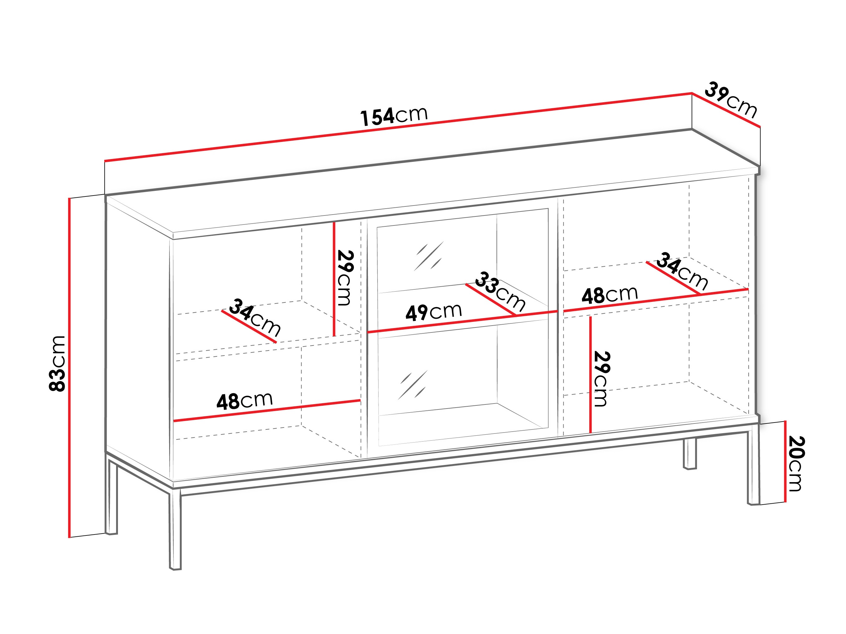 Skapis Soferi 109 (Melns + Votan ozols)