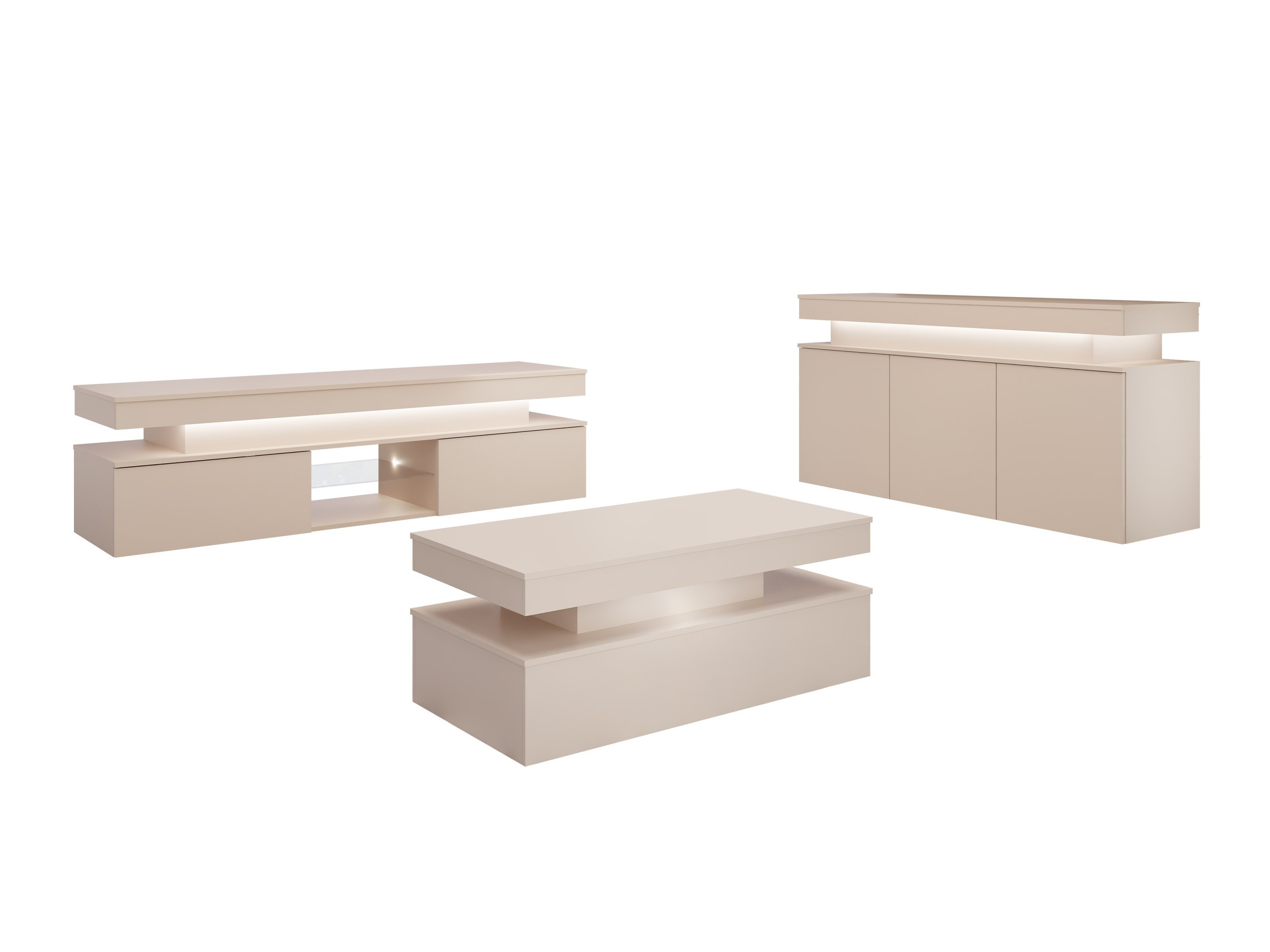 Viesistabas komplekts Monfero 105 (Gaiši brūns)