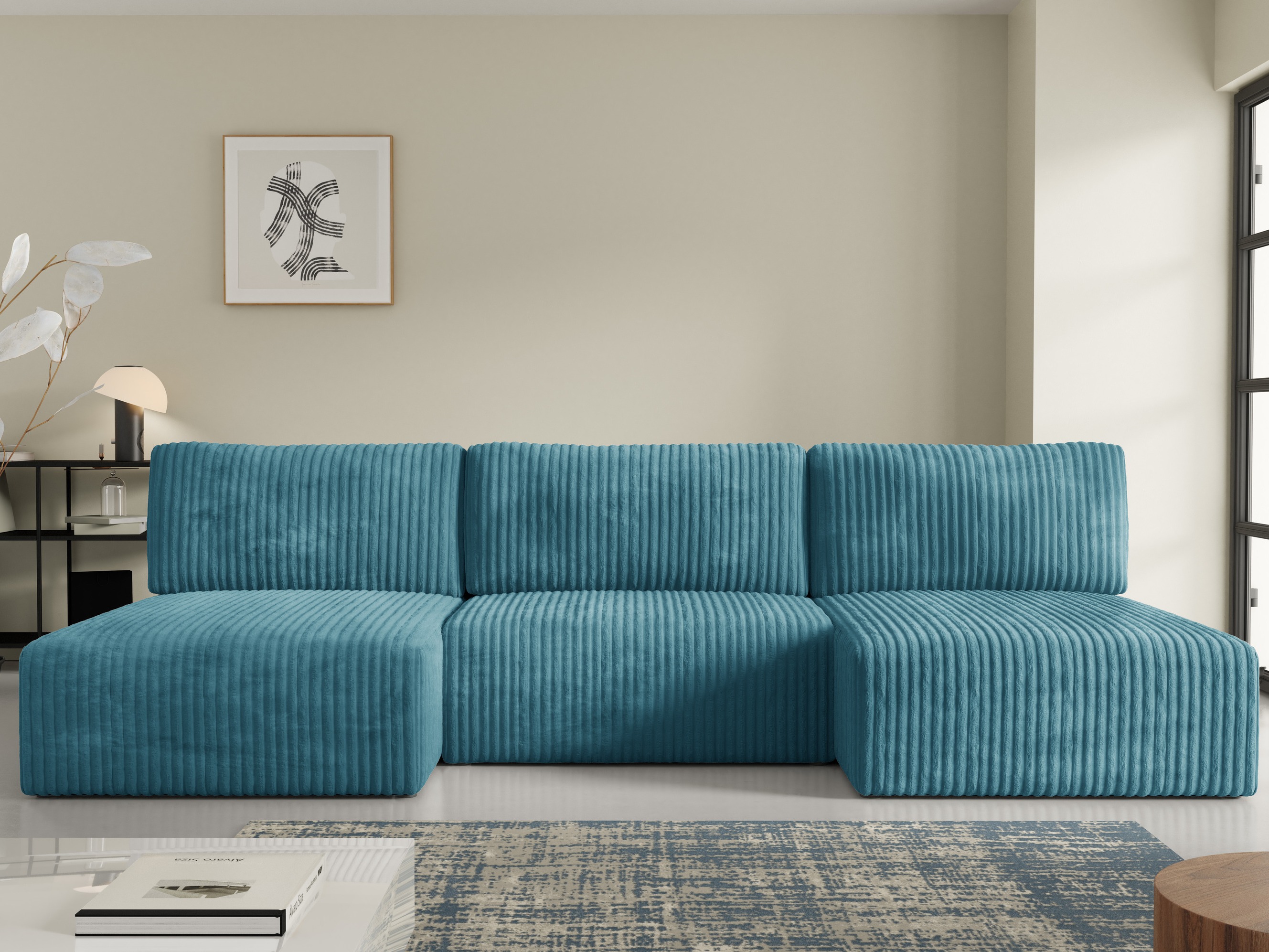 Moduļu stūra dīvāns Franklin 156 (Tilia 75)