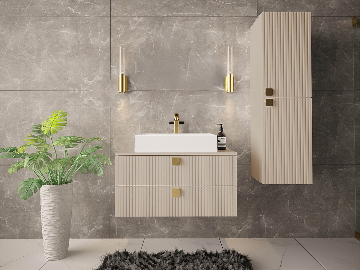 Набор для ванной комнаты Orlvera 103 (Светло-коричневый)