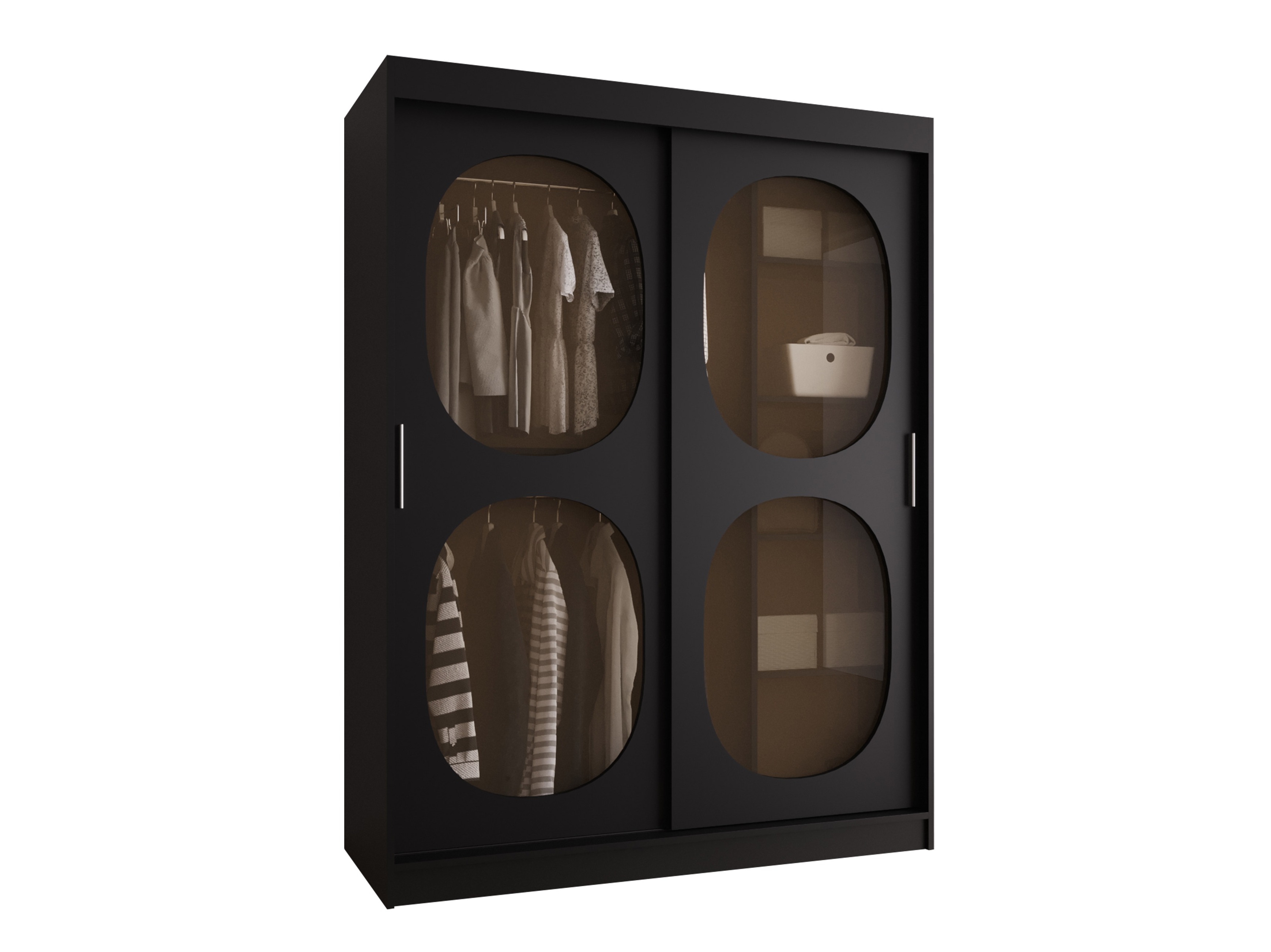 Skapis Hartford 527 (Melns)