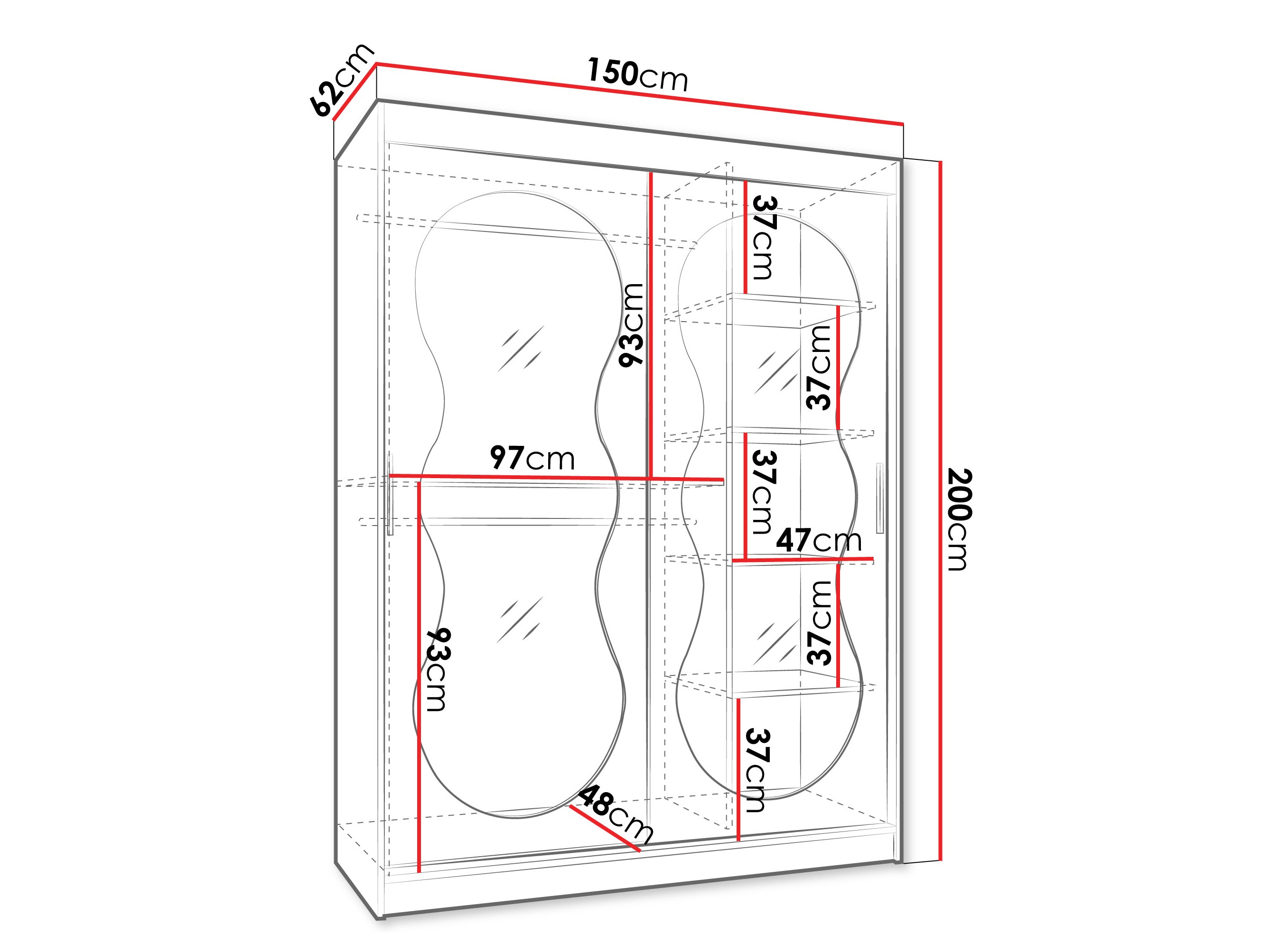 Skapis Hartford 528 (Kašmirs)