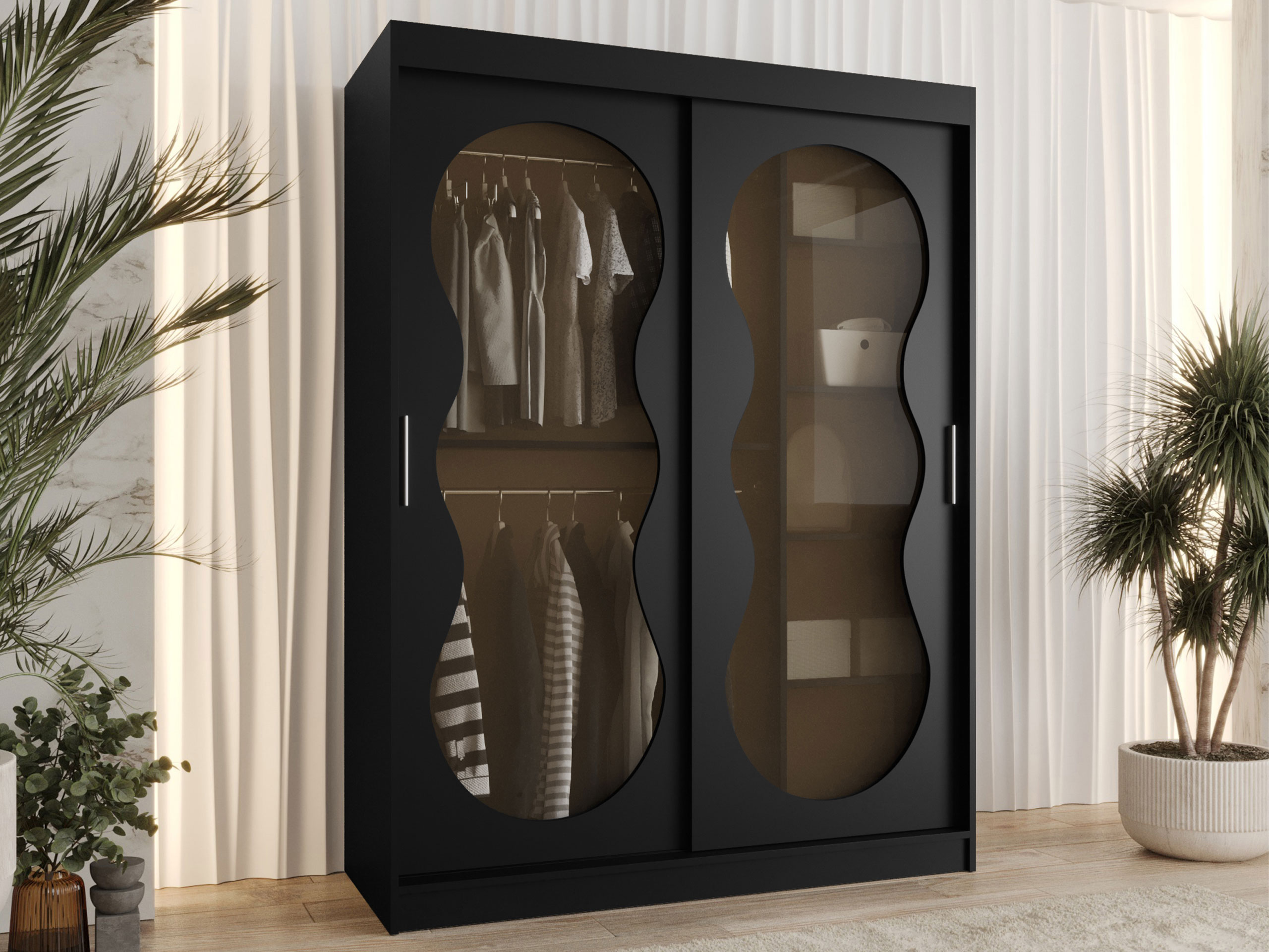 Skapis Hartford 528 (Melns)