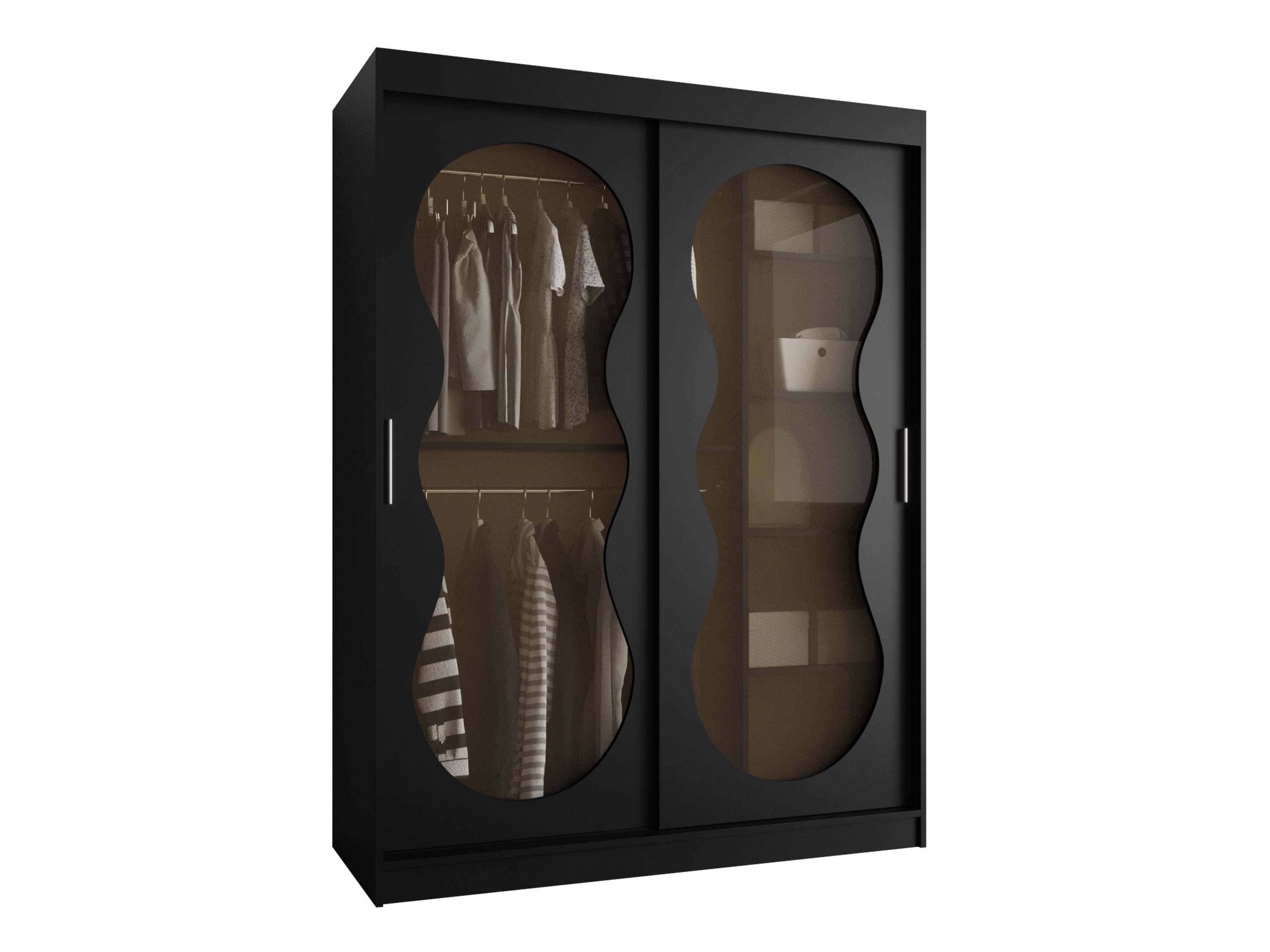 Skapis Hartford 528 (Melns)