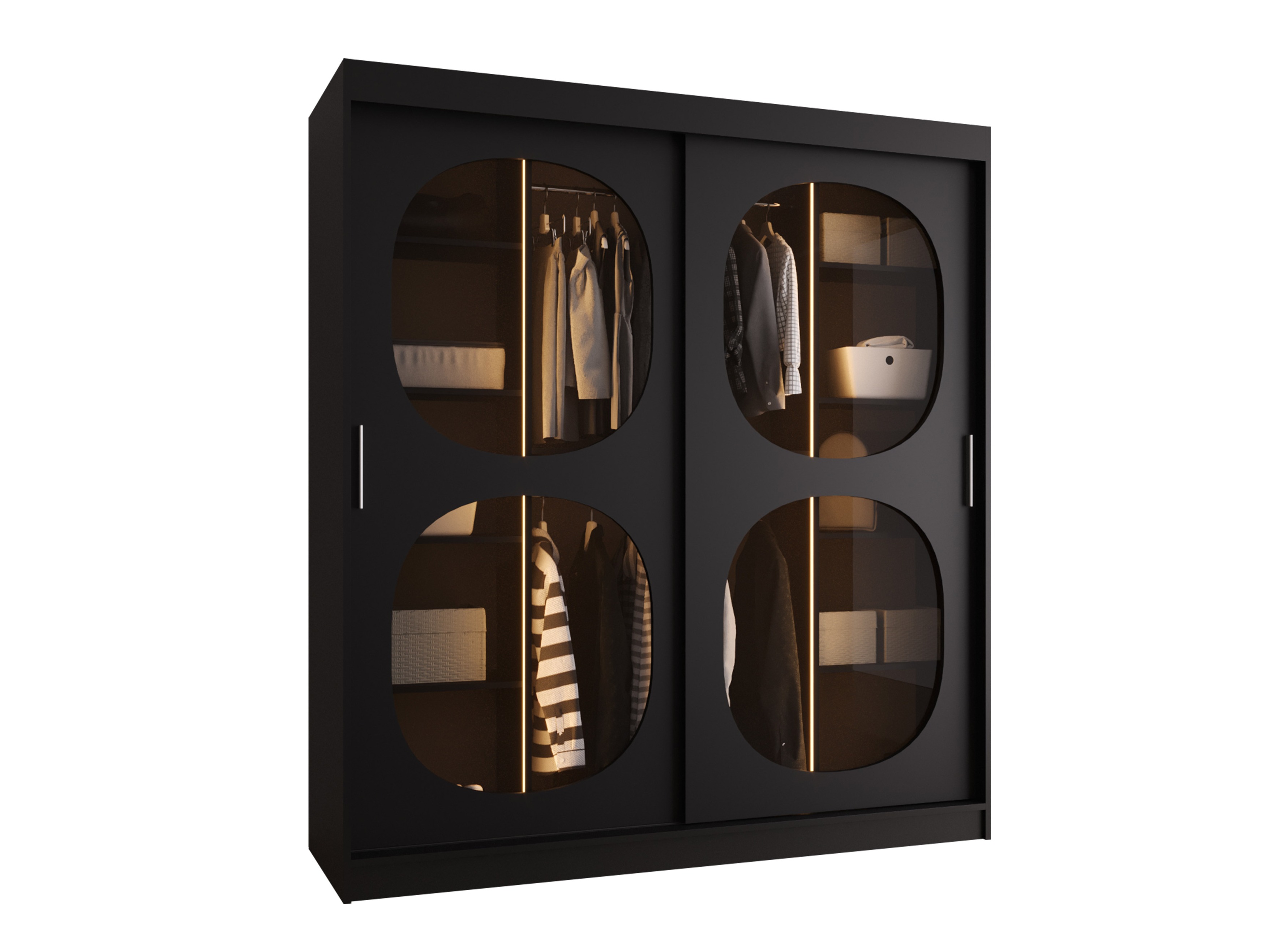 Skapis Hartford 529 (Melns)