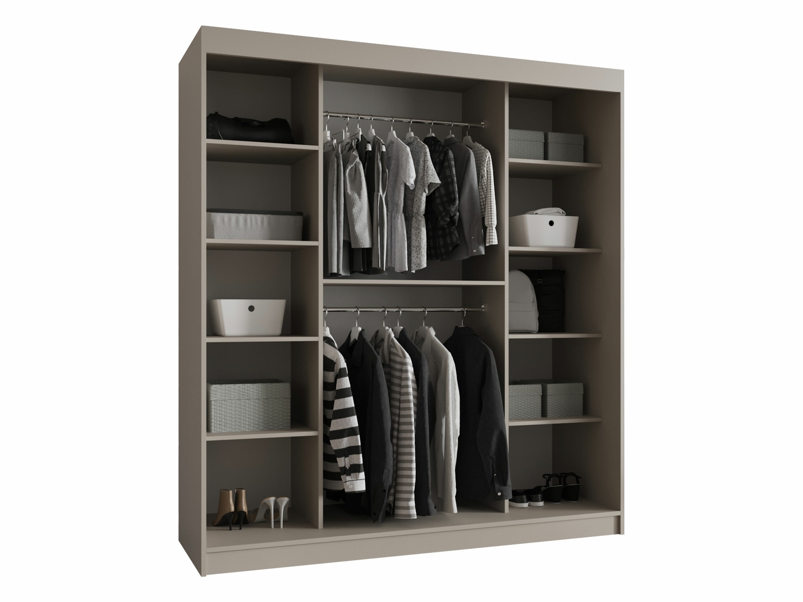 Skapis Hartford 529 (Melns)