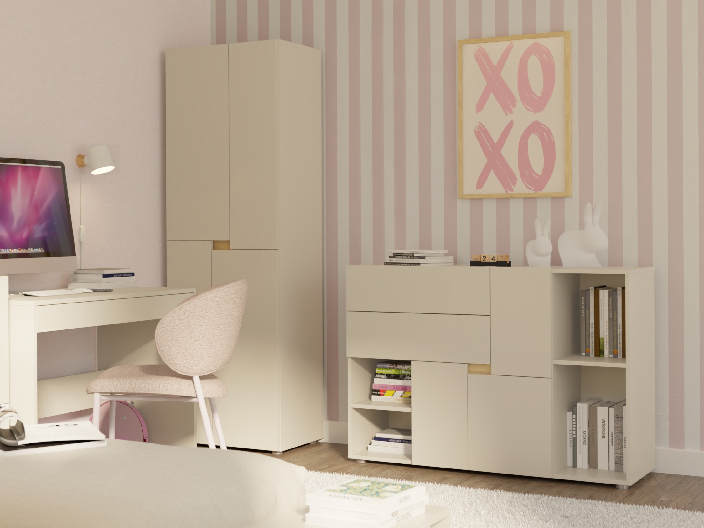 Стеллаж Mavdori 104 (Кашемир)