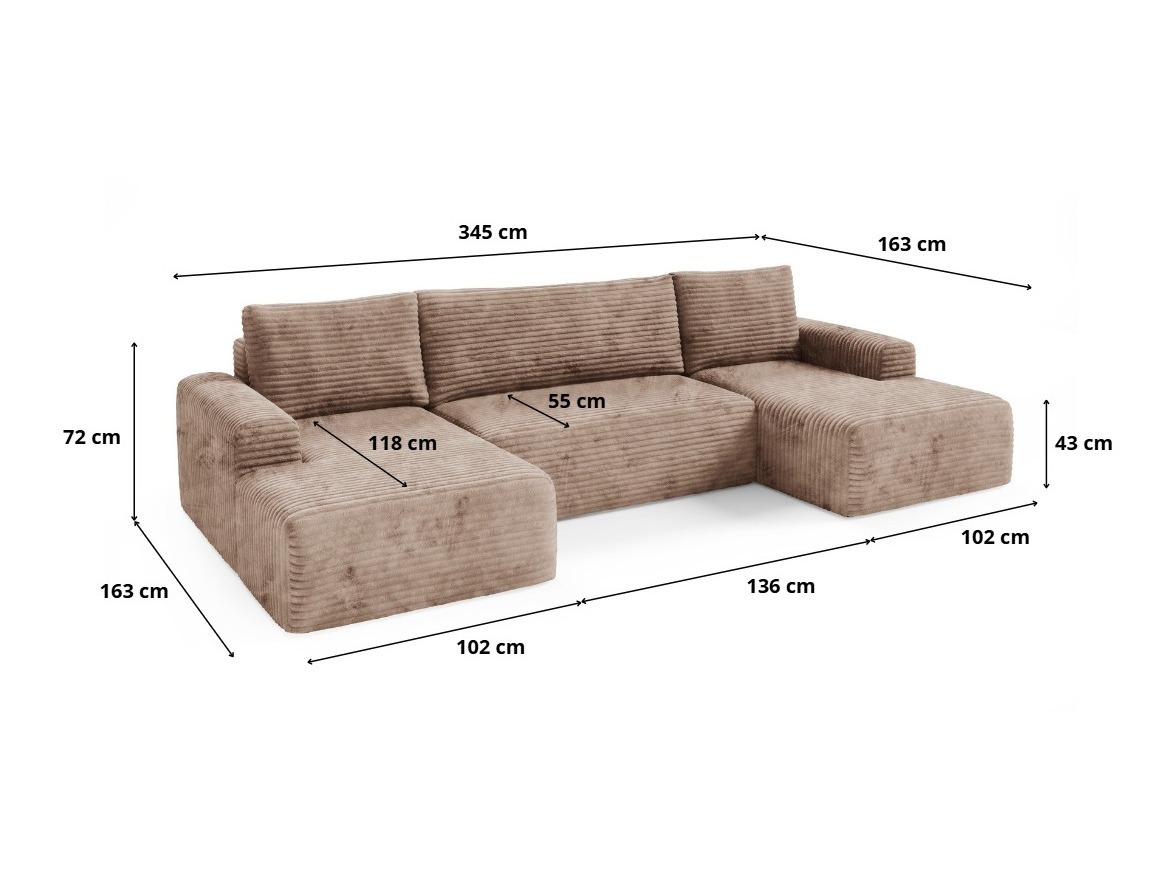 Stūra dīvāns Franklin 157 (Tilia 39)