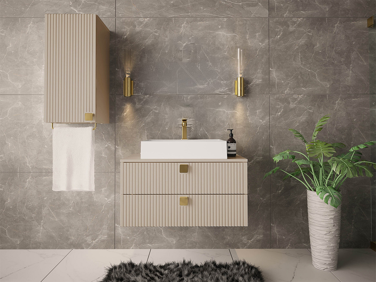 Vannas komplekts Orlvera 104 (Gaiši brūns)