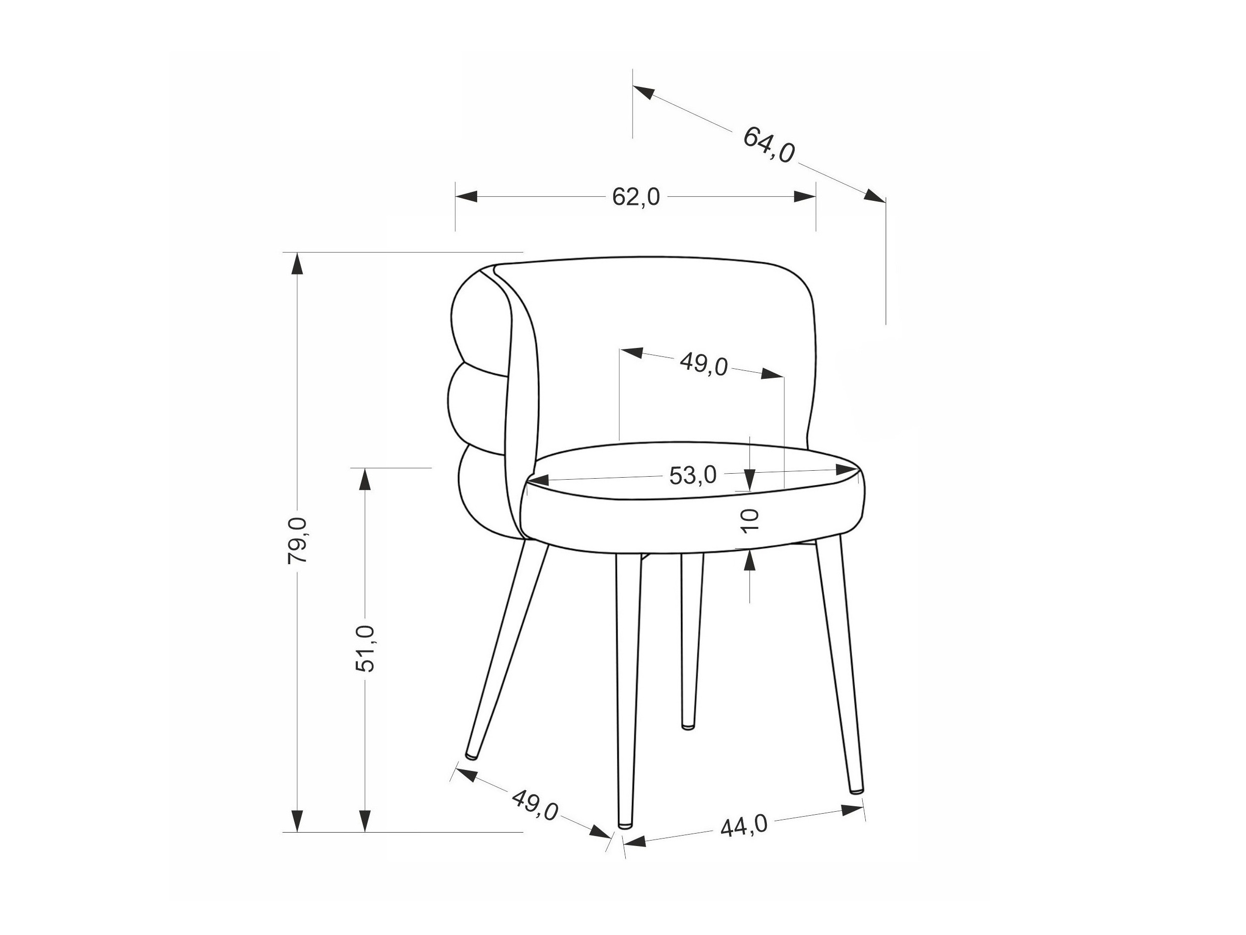 Krēsls Houston 2043 (Bēšs)