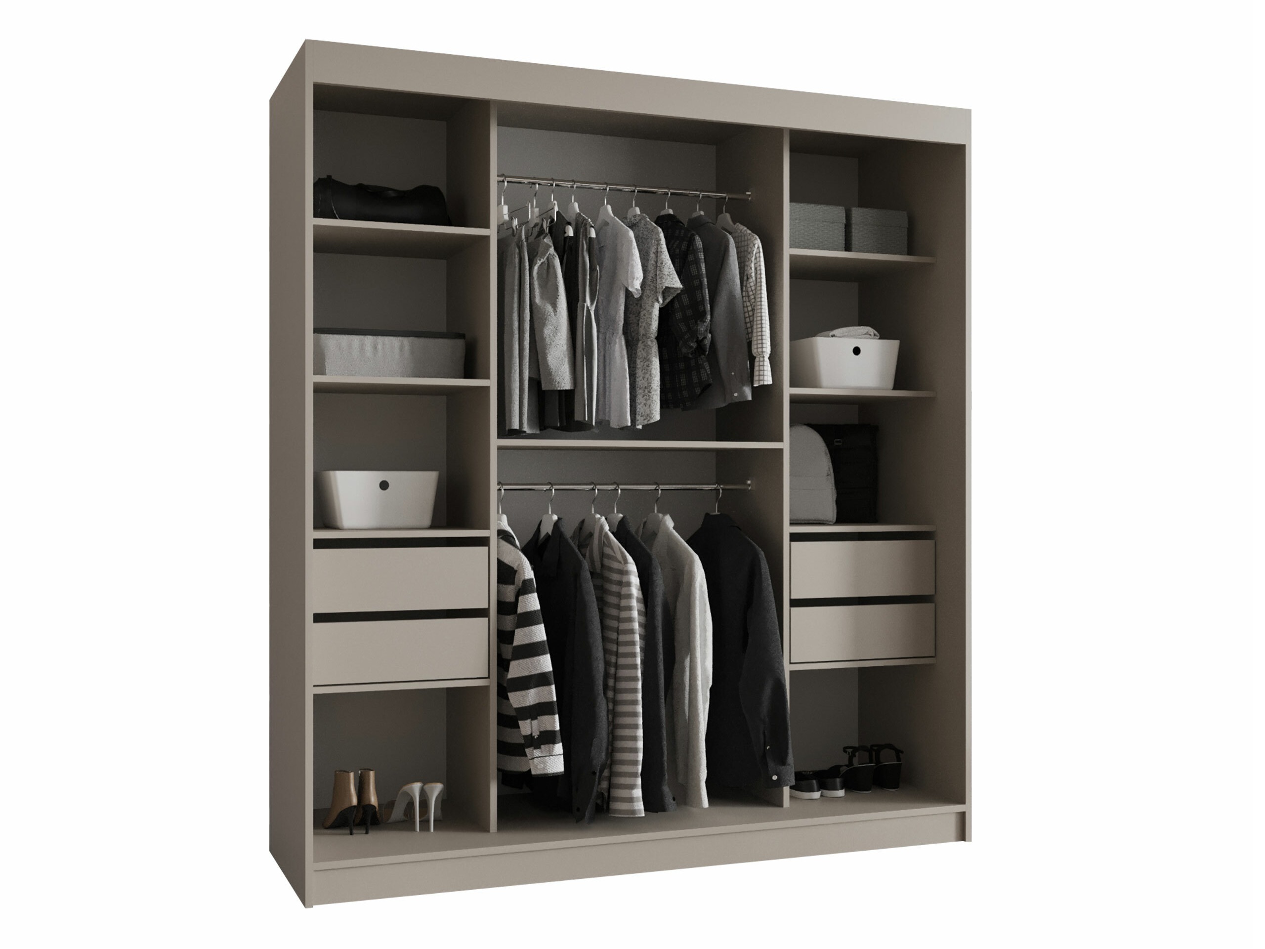 Skapis Hartford 530 (Melns)