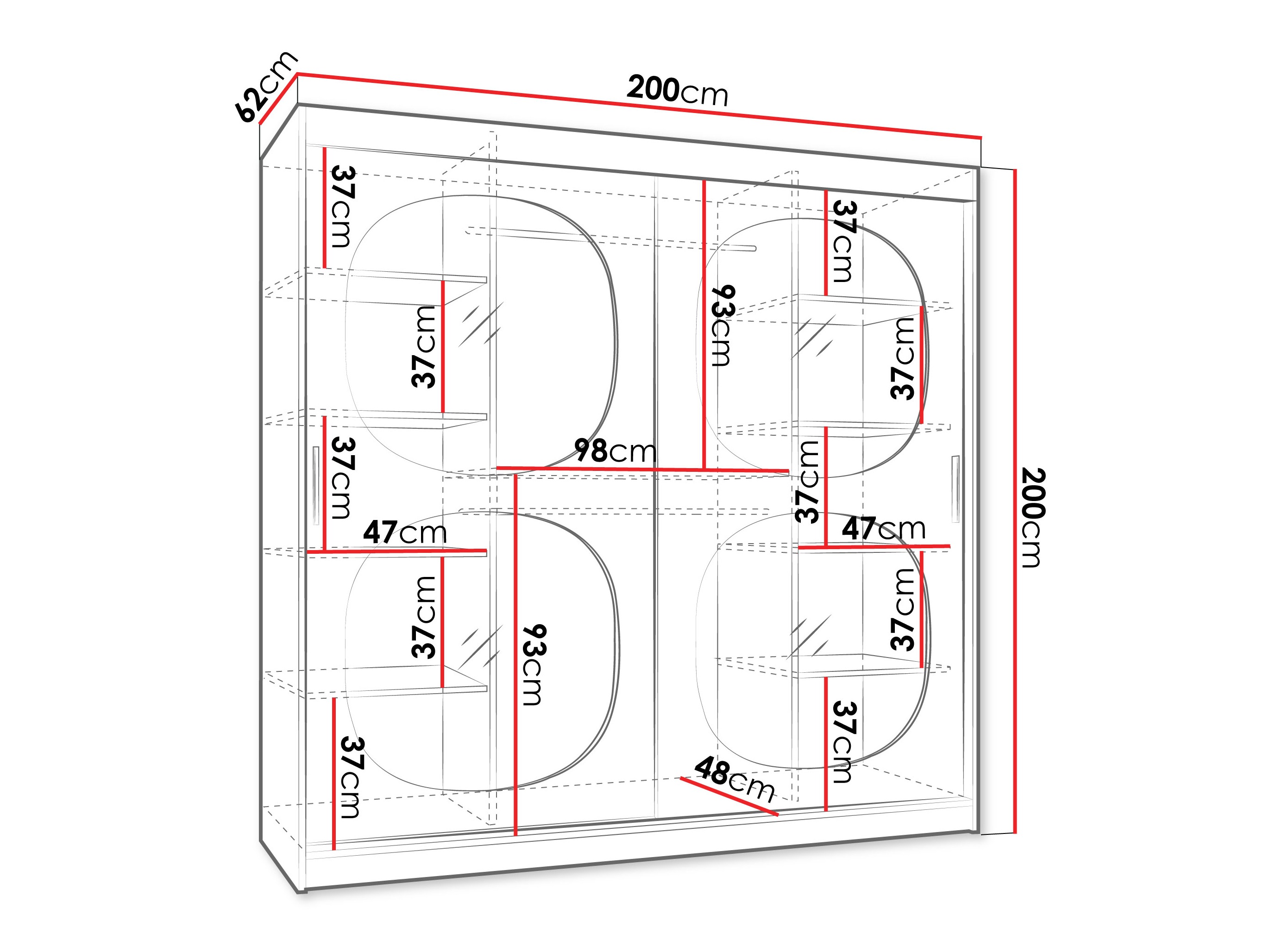 Skapis Hartford 531 (Kašmirs)