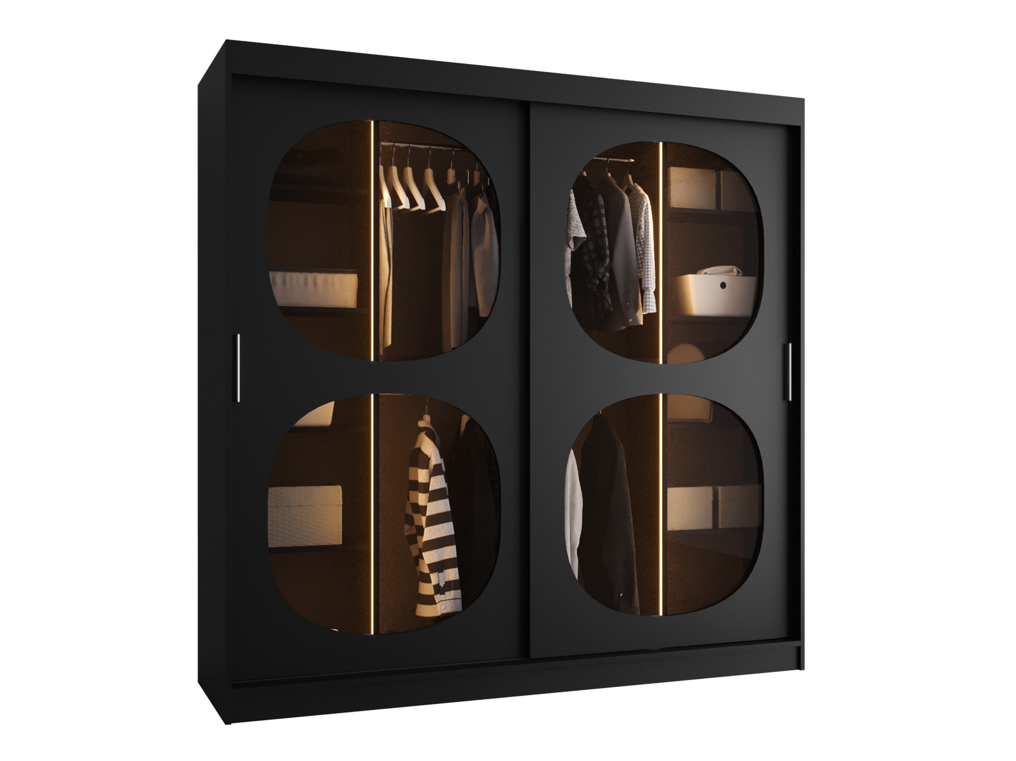 Skapis Hartford 531 (Melns)