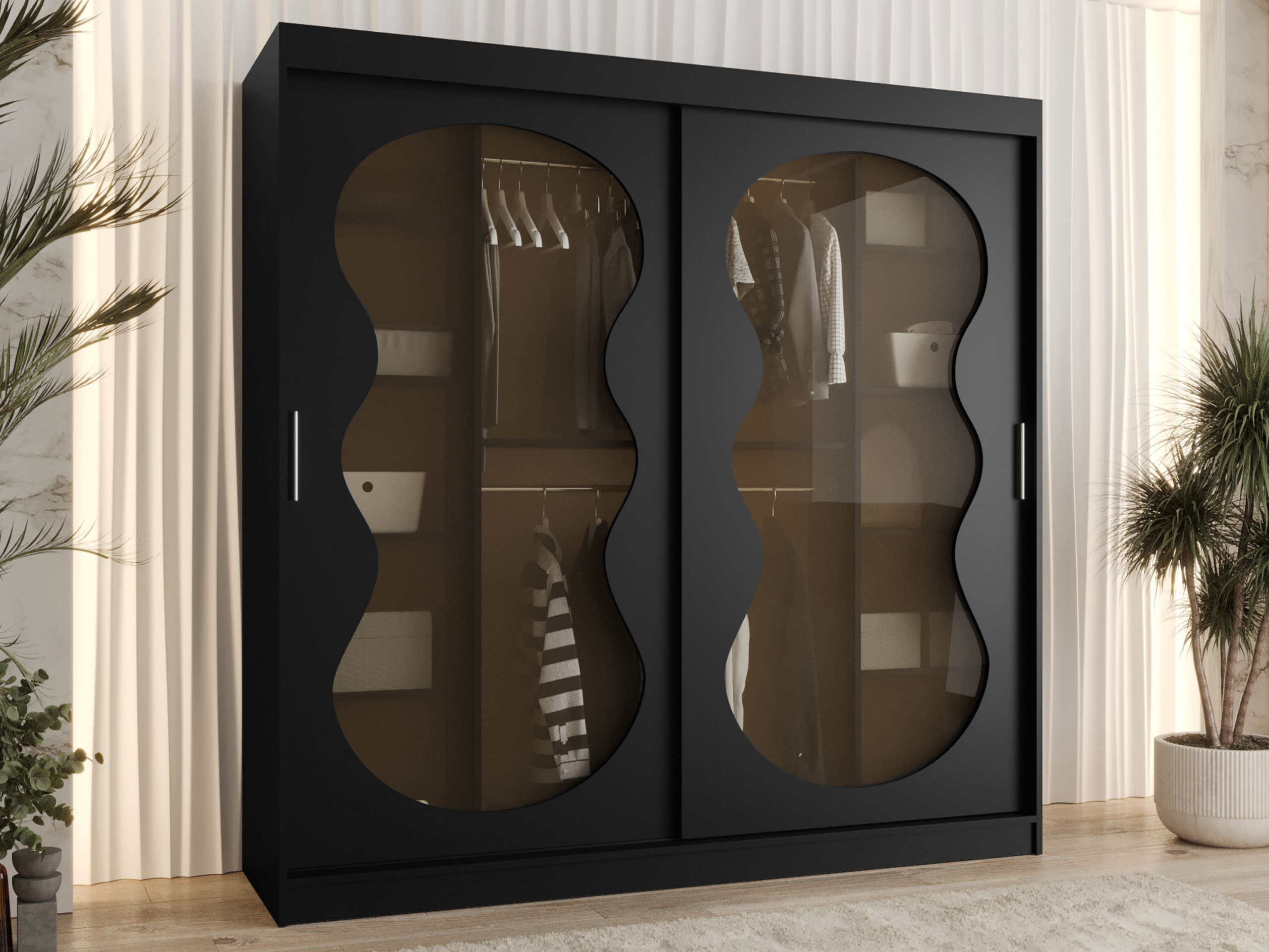 Skapis Hartford 532 (Melns)