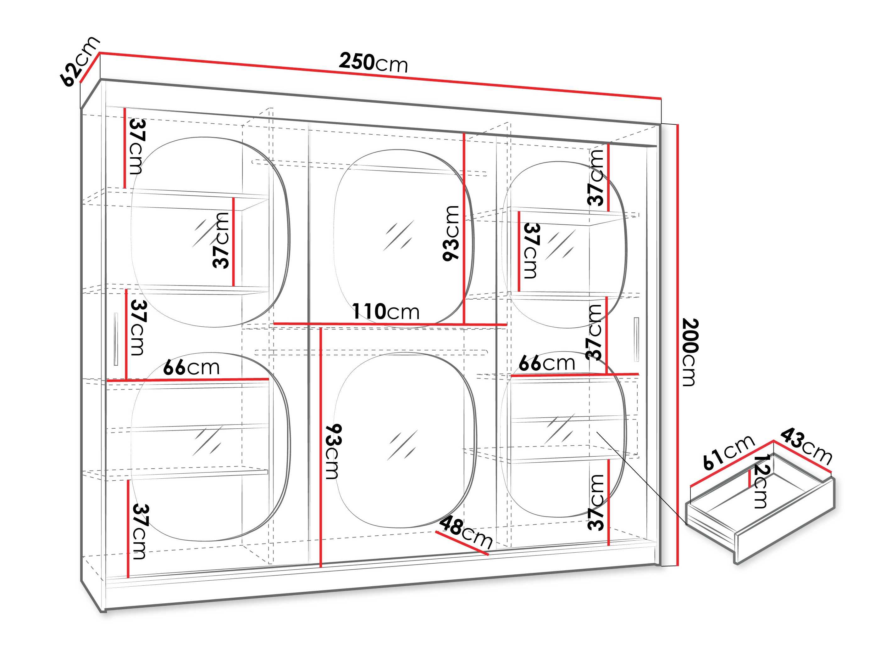 Skapis Hartford 533 (Kašmirs)