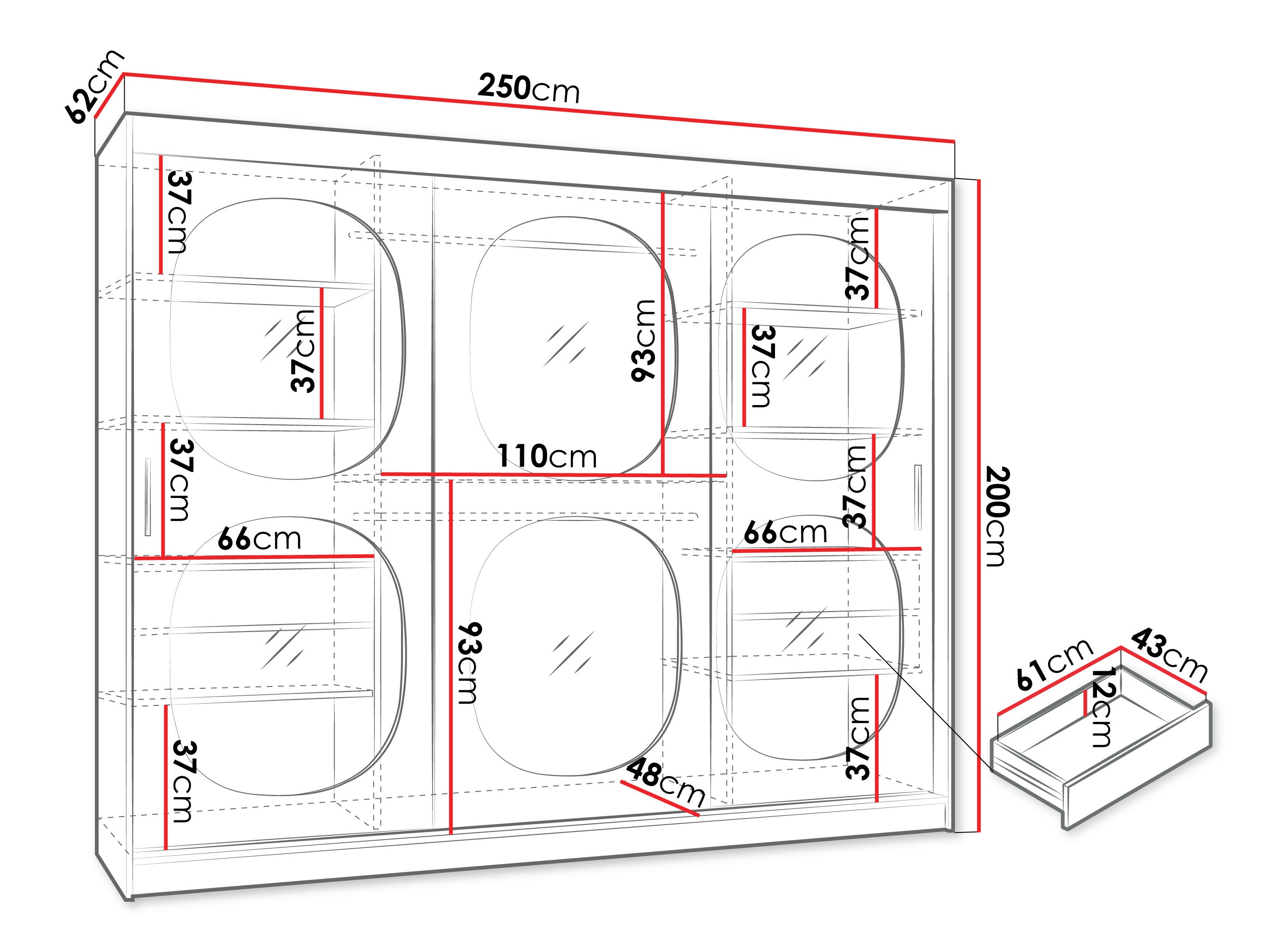 Skapis Hartford 533 (Kašmirs)