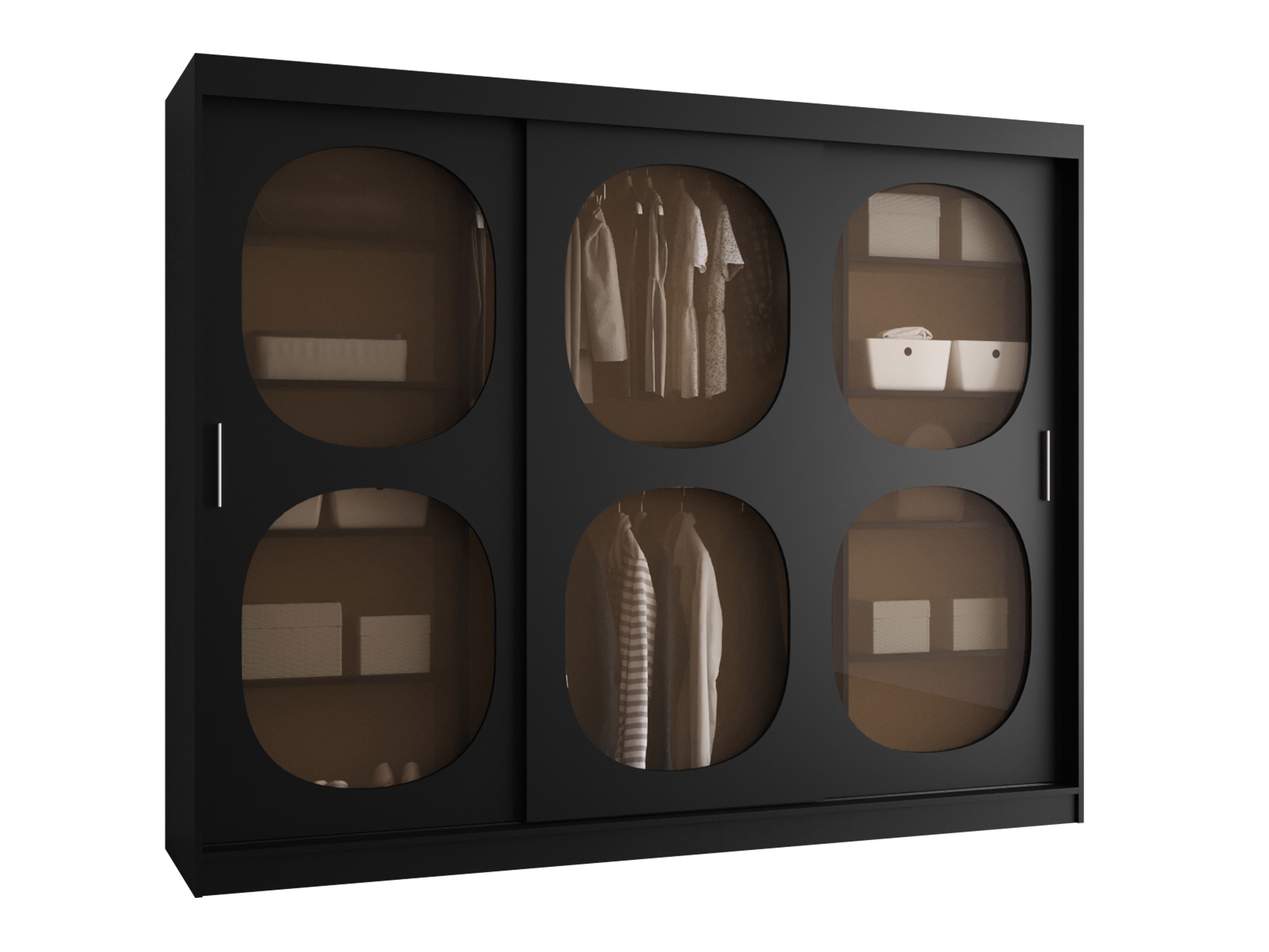 Skapis Hartford 533 (Melns)