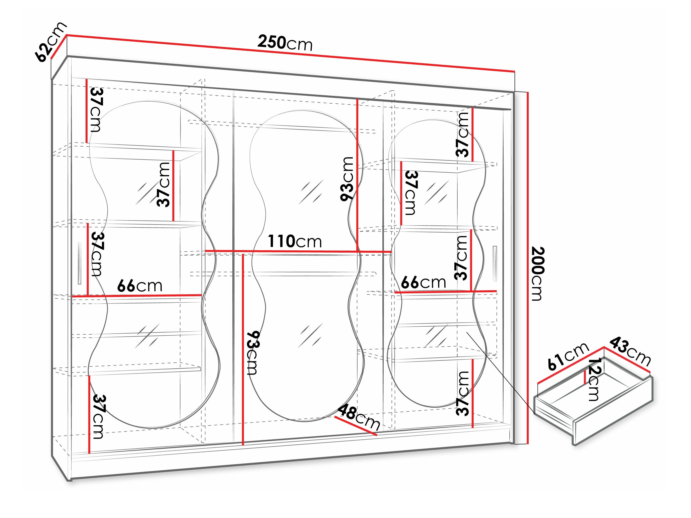 Skapis Hartford 534 (Kašmirs)