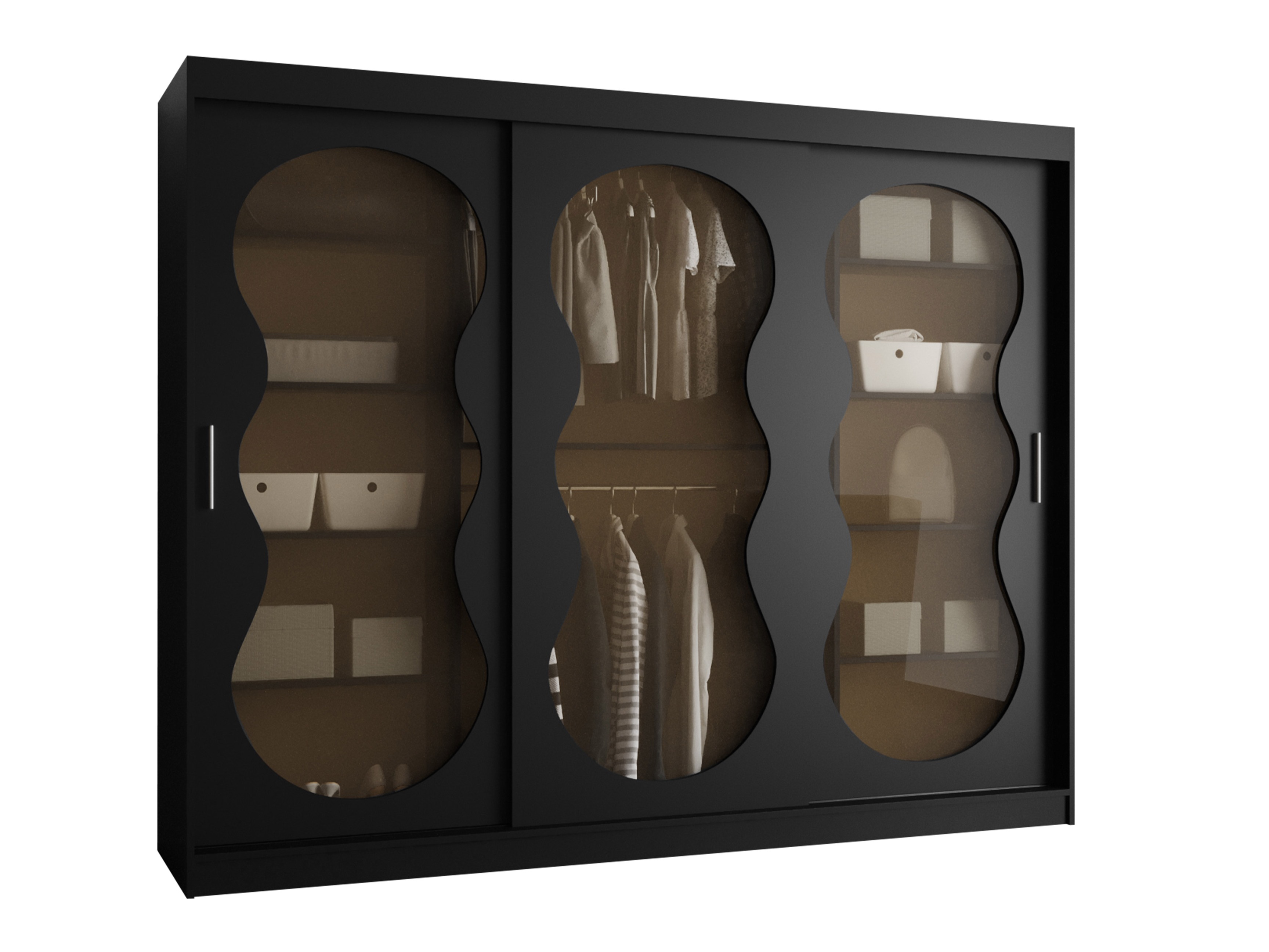 Skapis Hartford 534 (Melns)