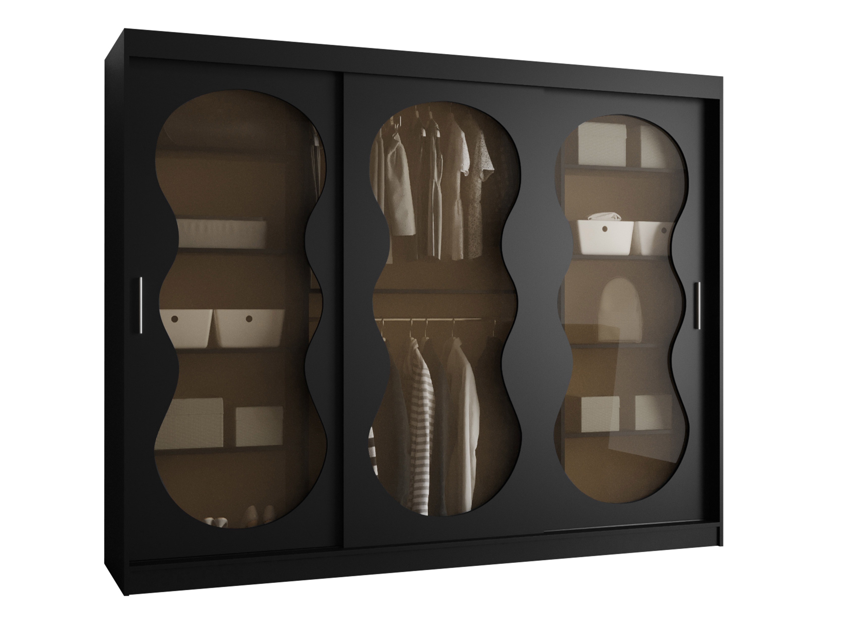 Skapis Hartford 534 (Melns)