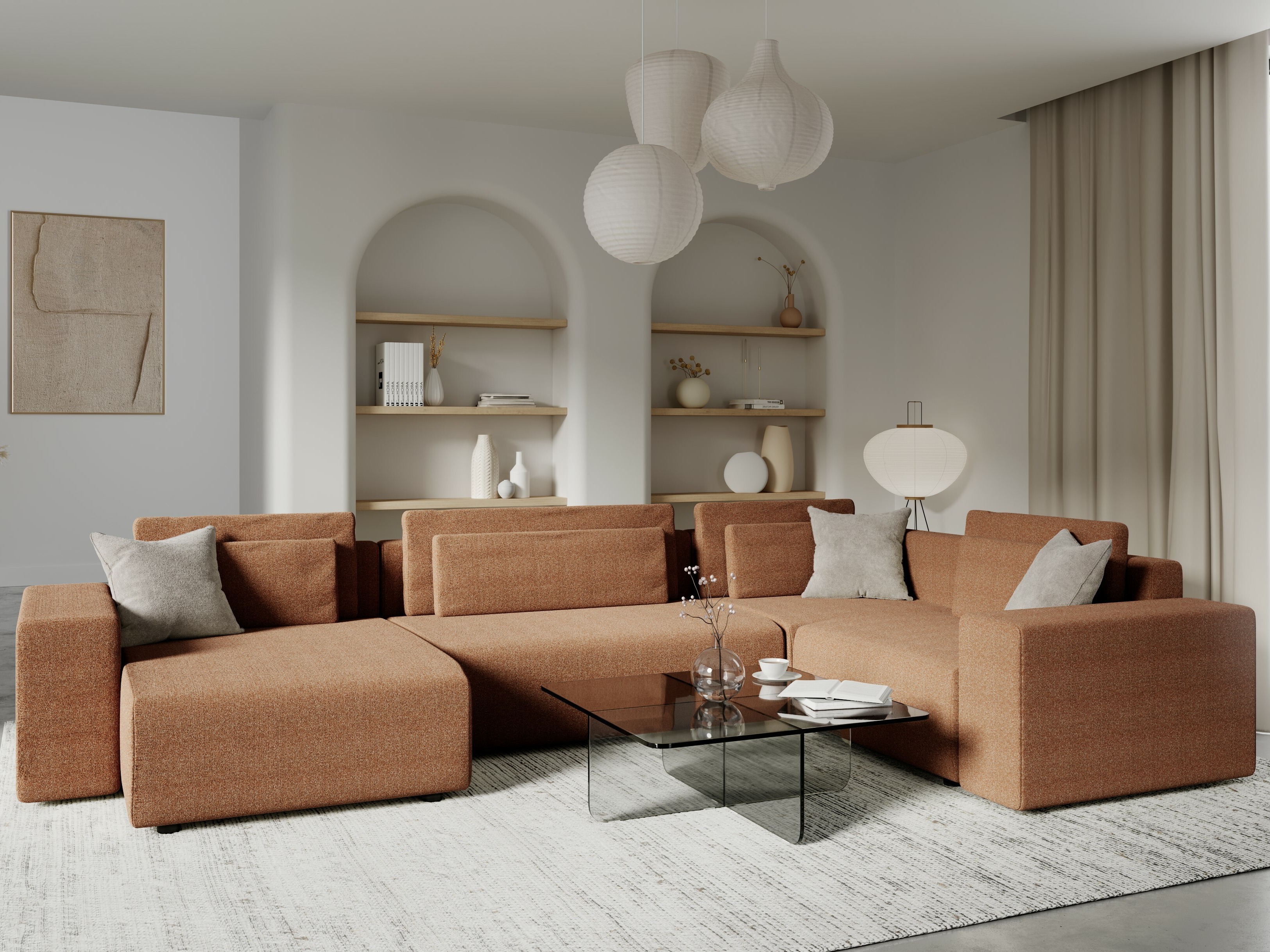 Stūra dīvāns Franklin 161 (Puente 52)