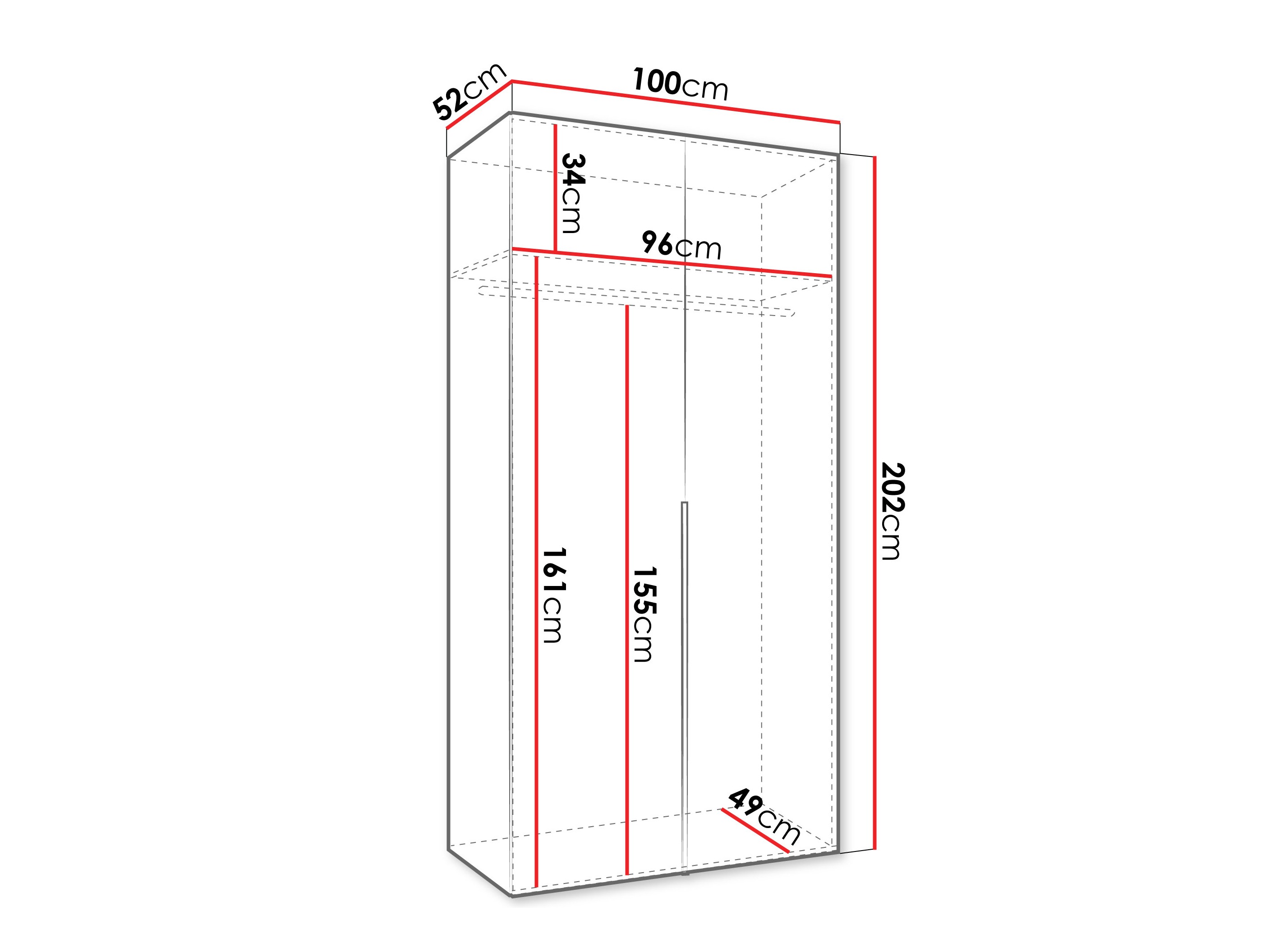 Шкаф Hartford 535 (Чёрный)