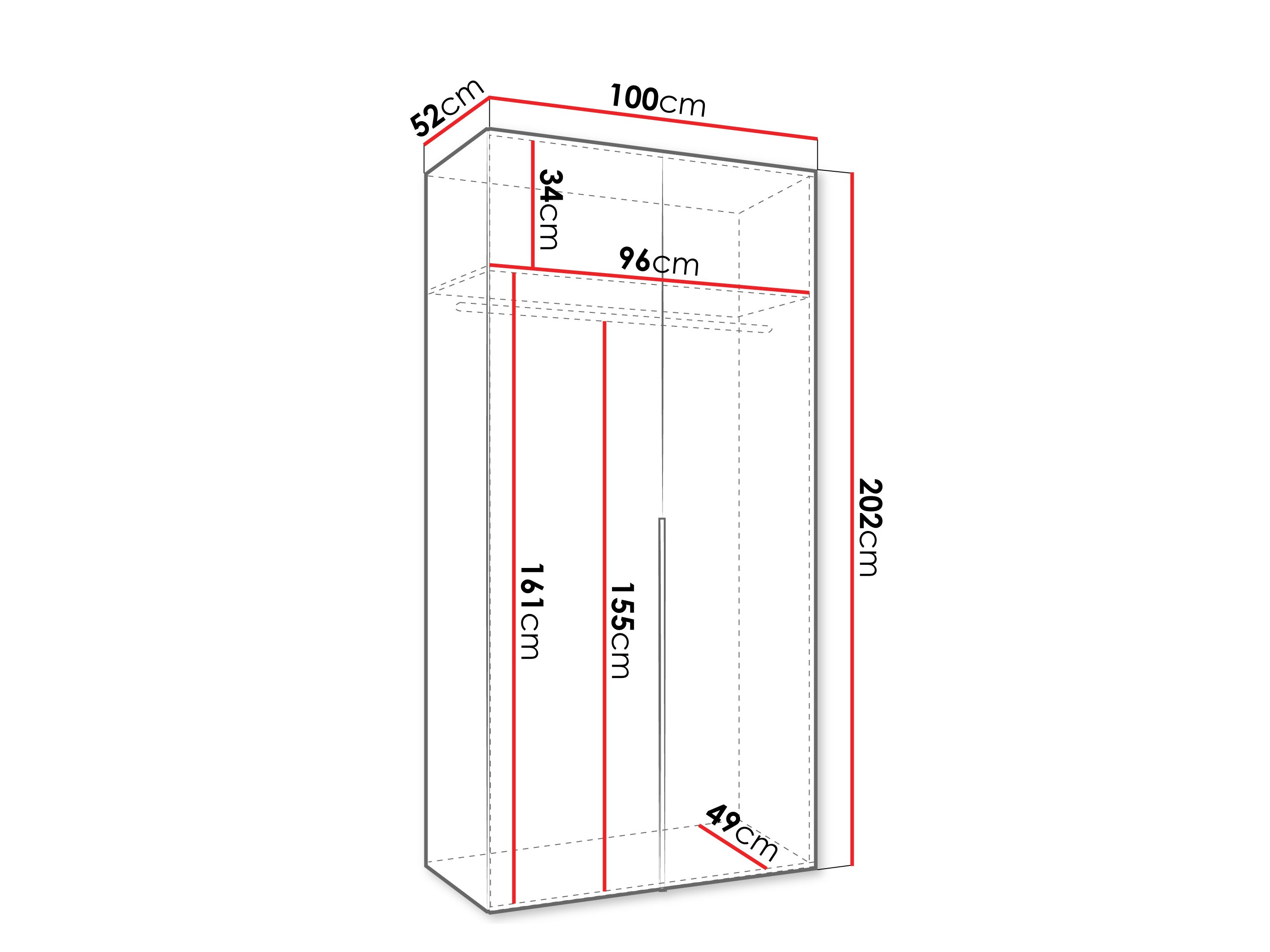 Шкаф Hartford 535 (Чёрный)