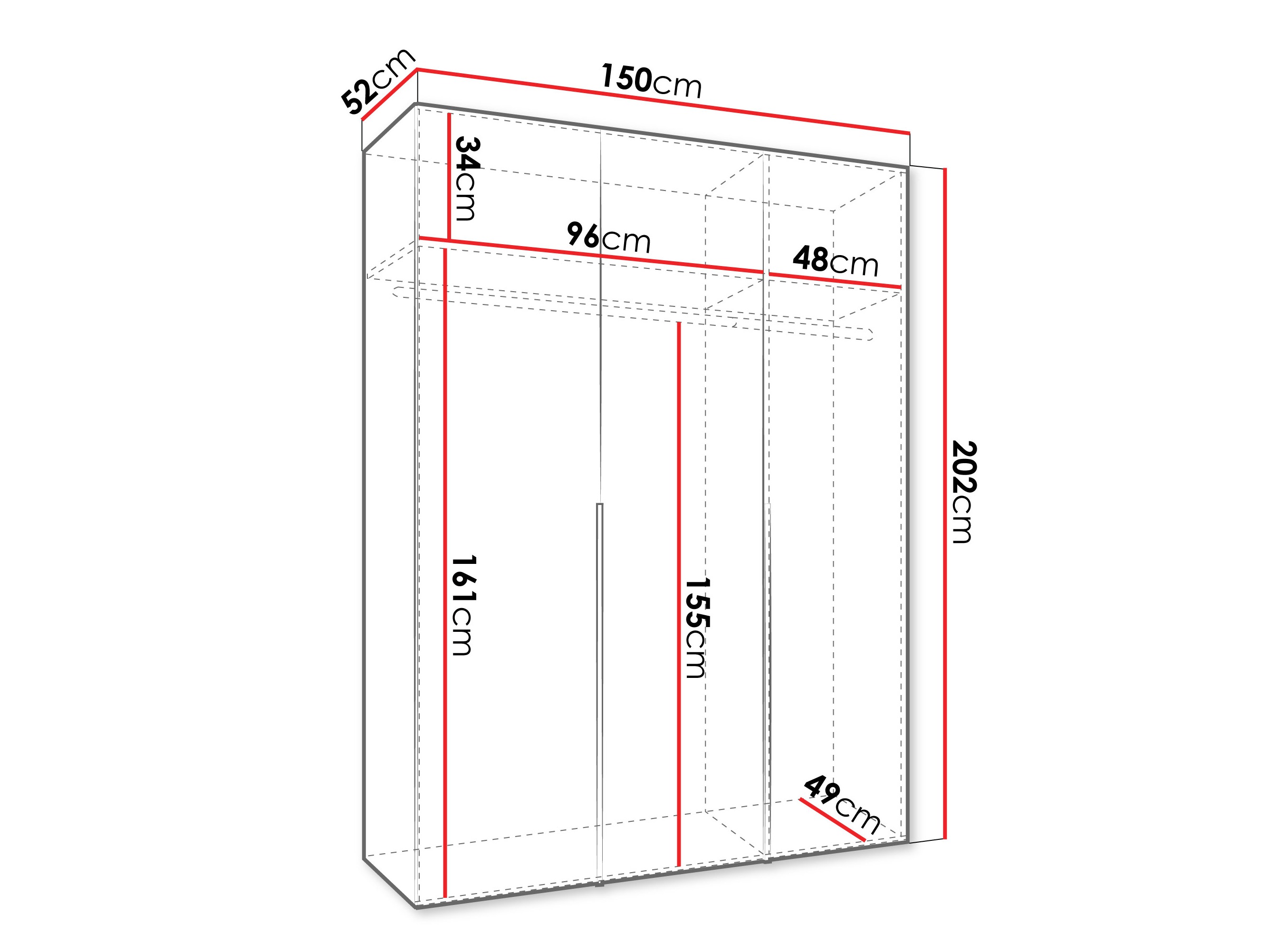 Шкаф Hartford 536 (Чёрный)