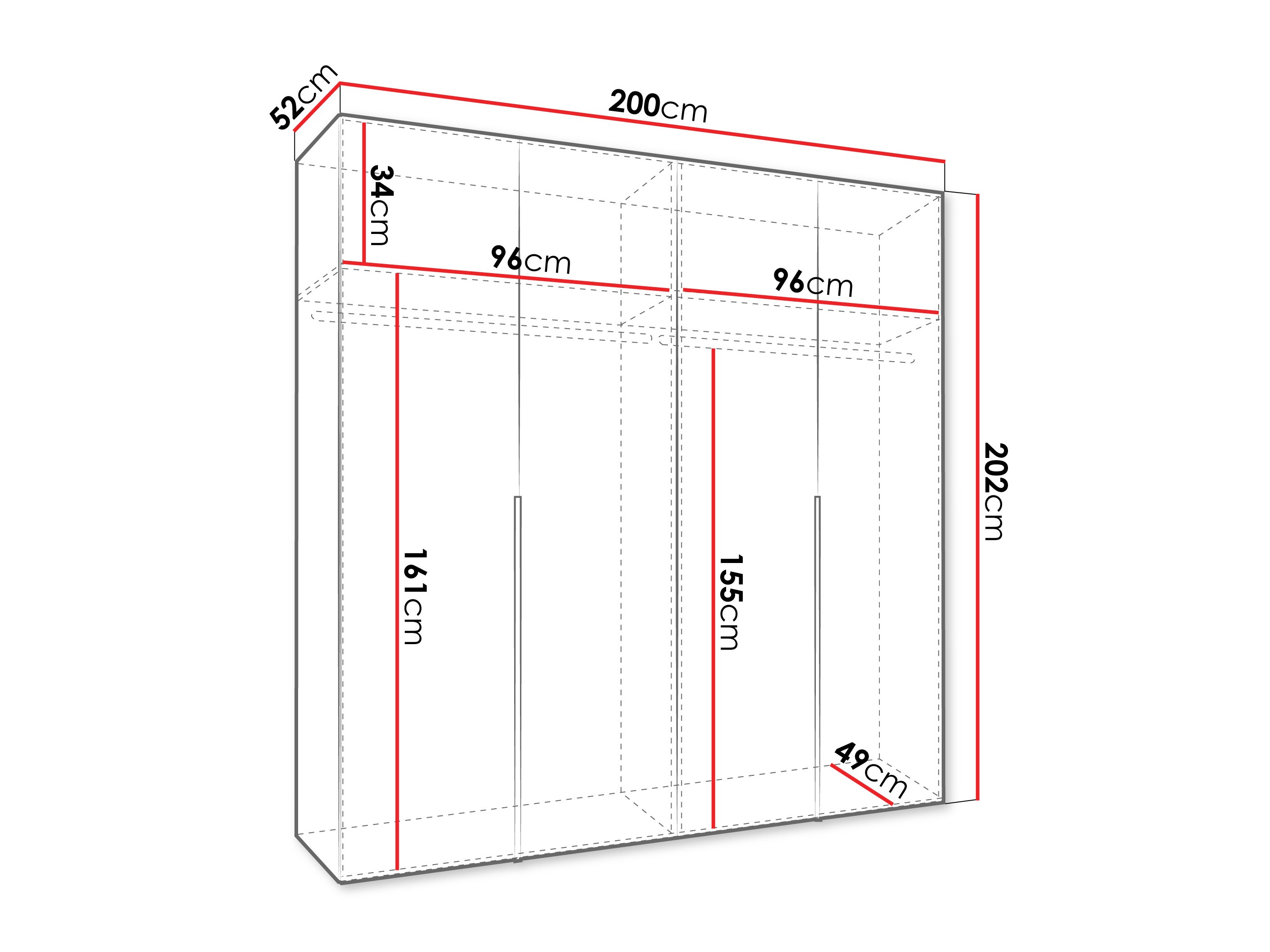 Шкаф Hartford 537 (Белый)