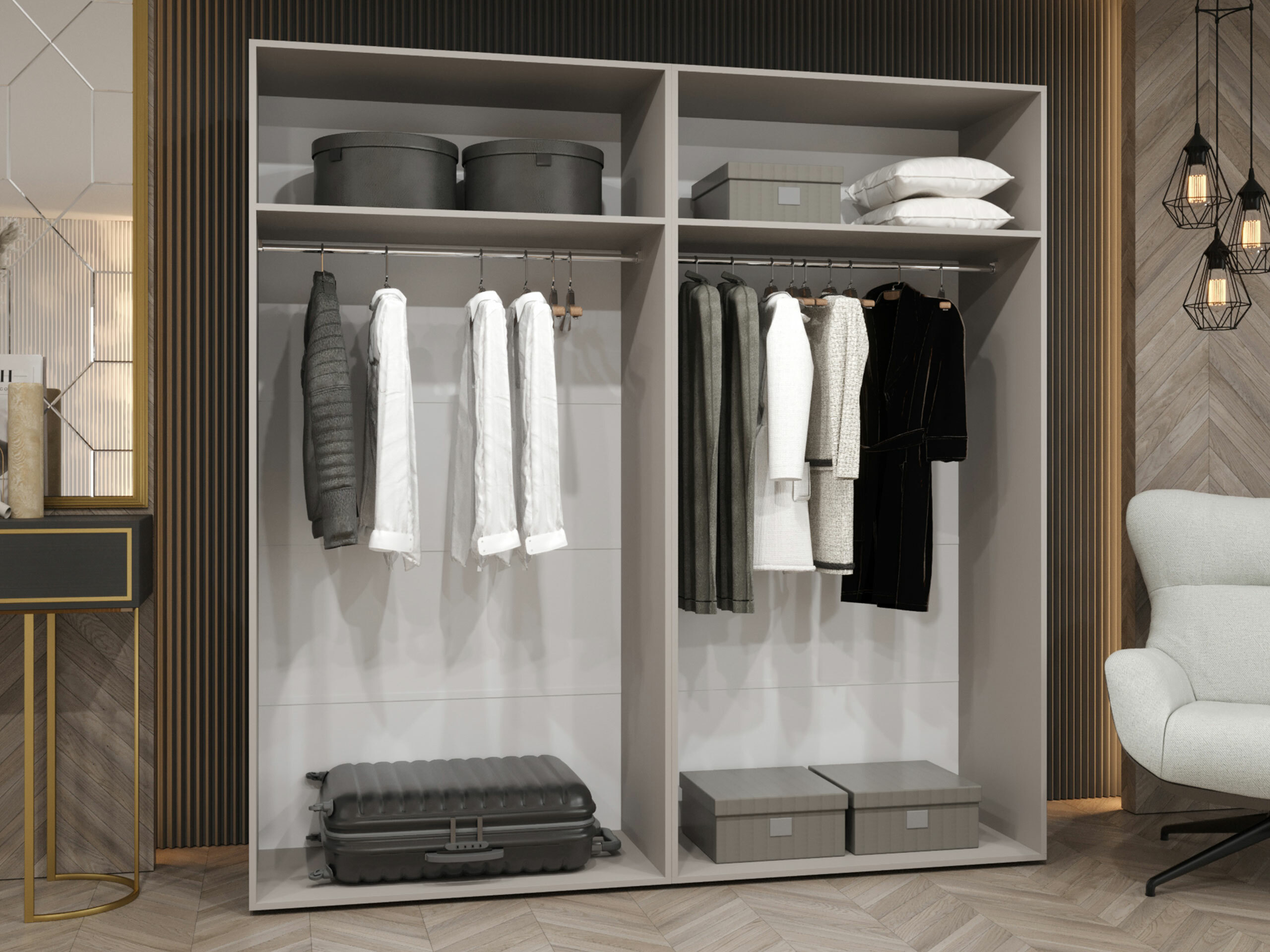 Шкаф Hartford 537 (Чёрный)