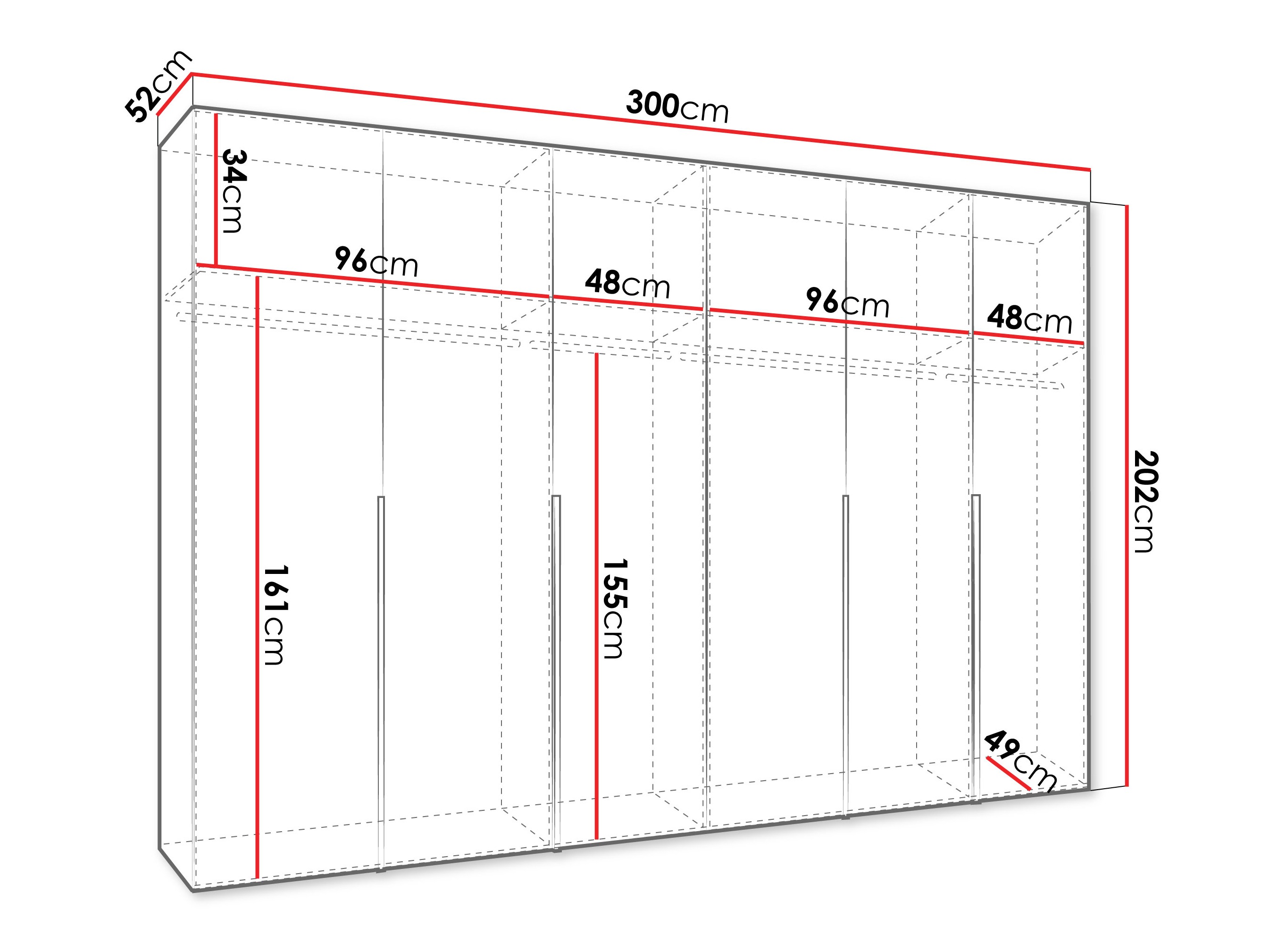 Шкаф Hartford 539 (Чёрный)