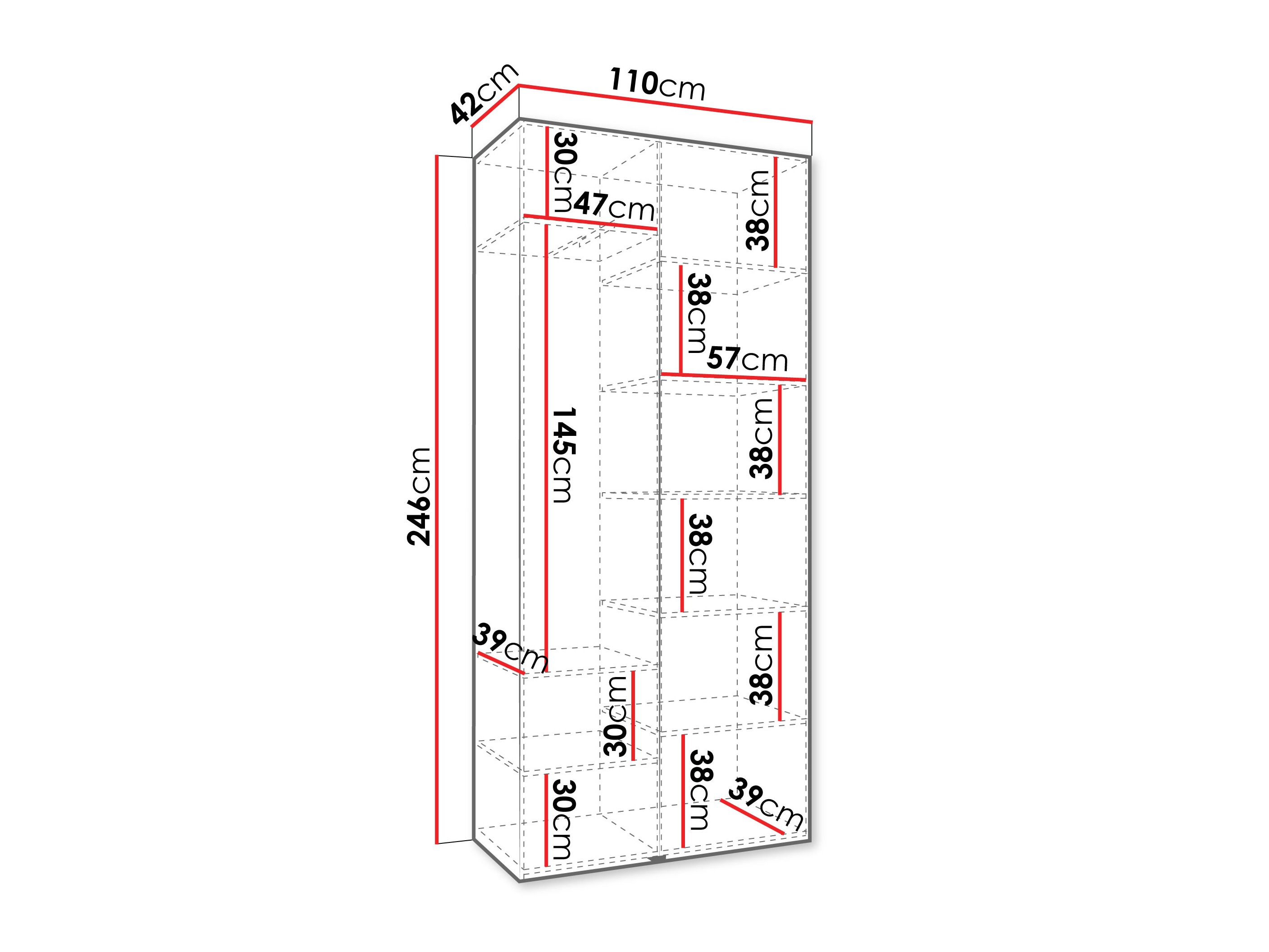 Шкаф Hartford 540 (Кашемир)