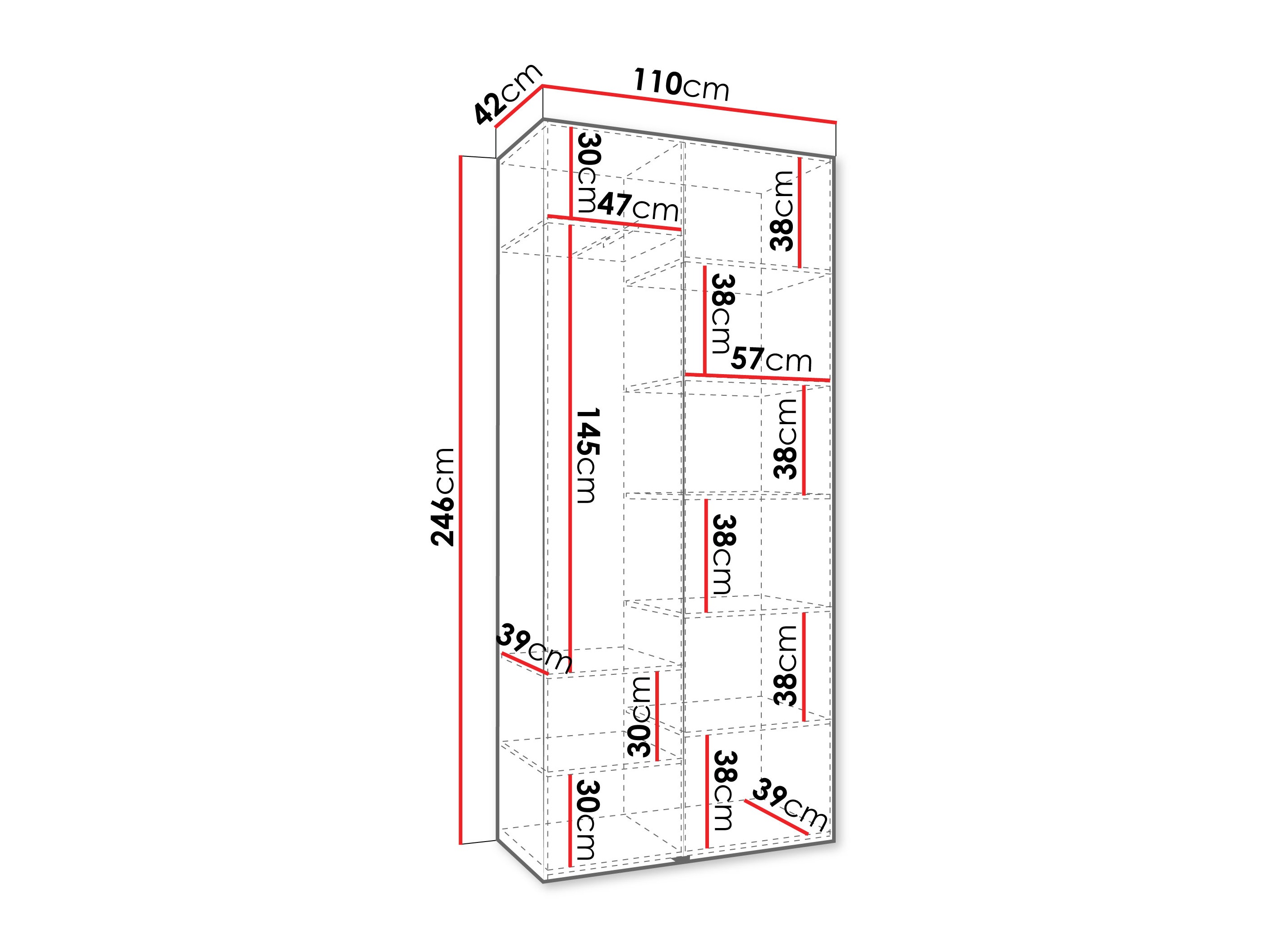 Шкаф Hartford 540 (Кашемир)