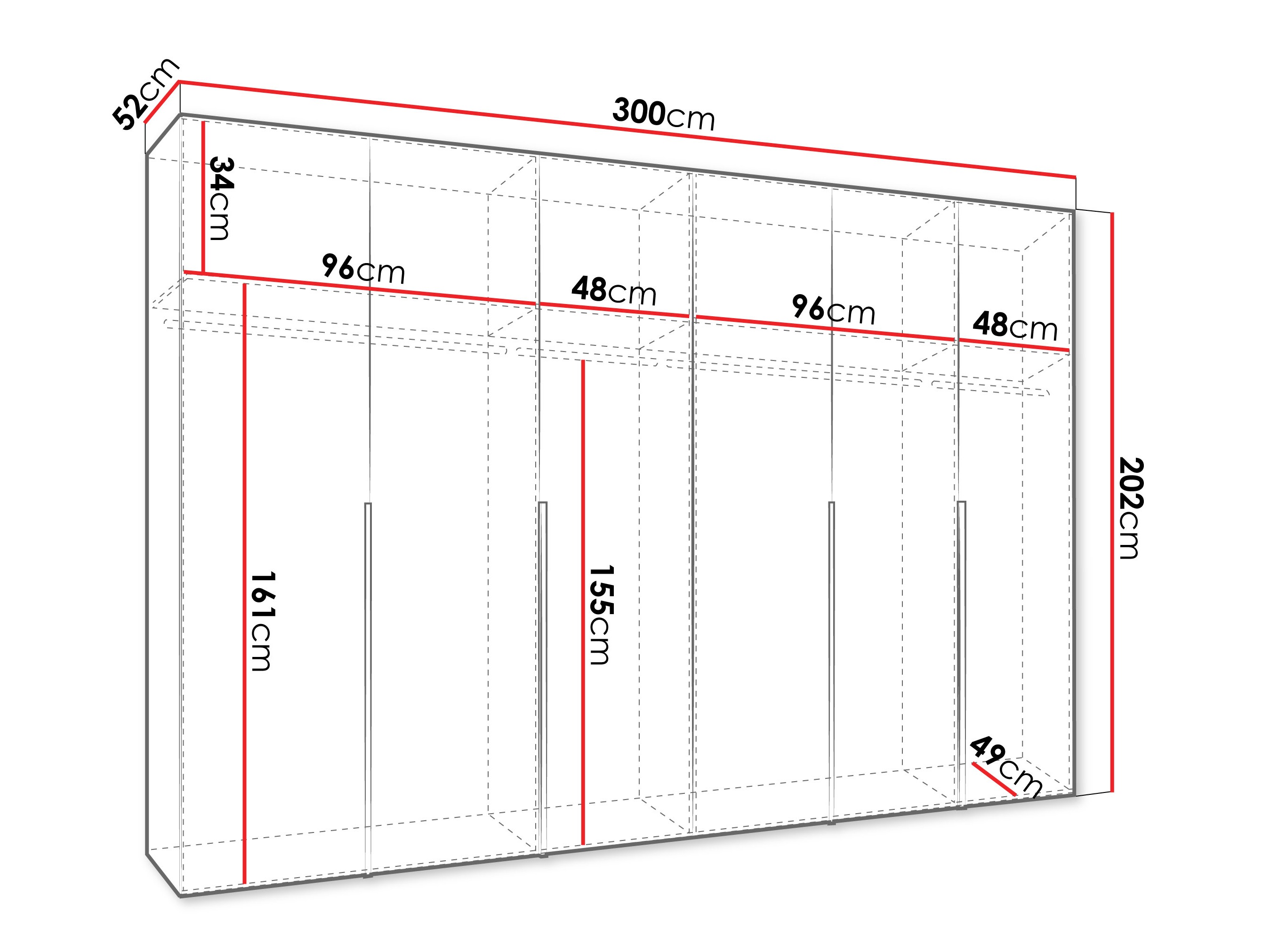 Skapis Hartford 539 (Balts)