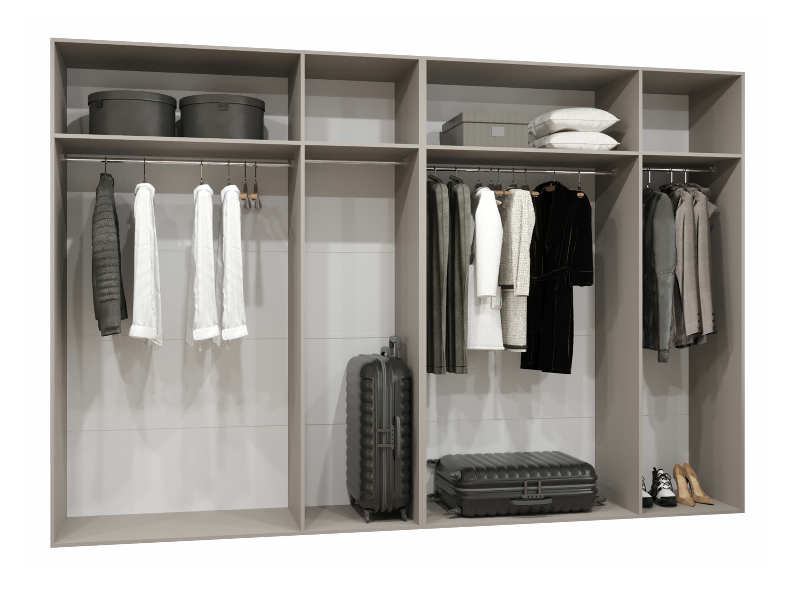 Skapis Hartford 539 (Melns)