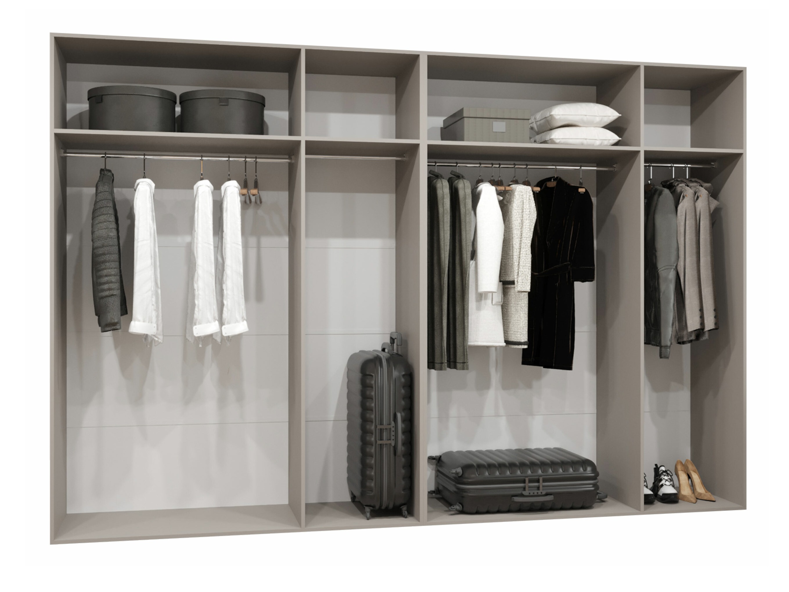 Skapis Hartford 539 (Melns)